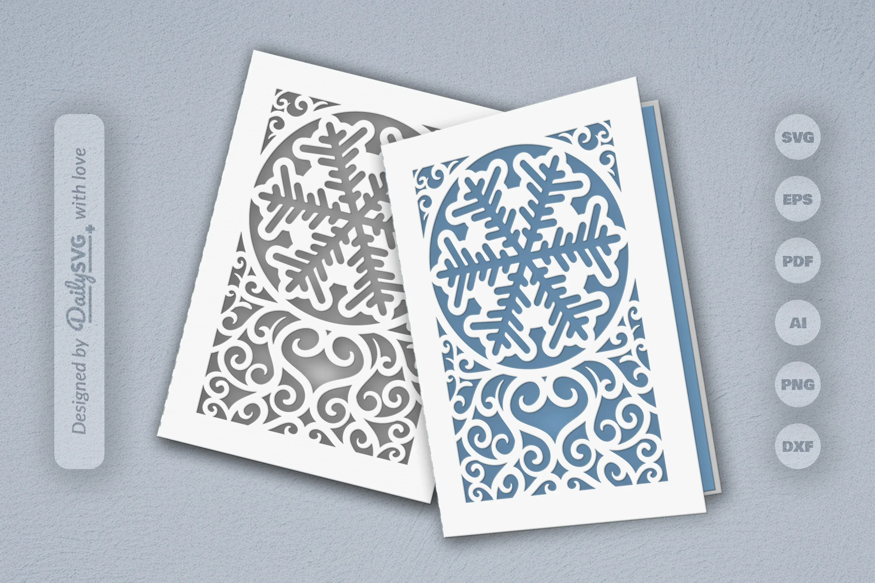 Snowflake SVG Bundle for Winter Decor
