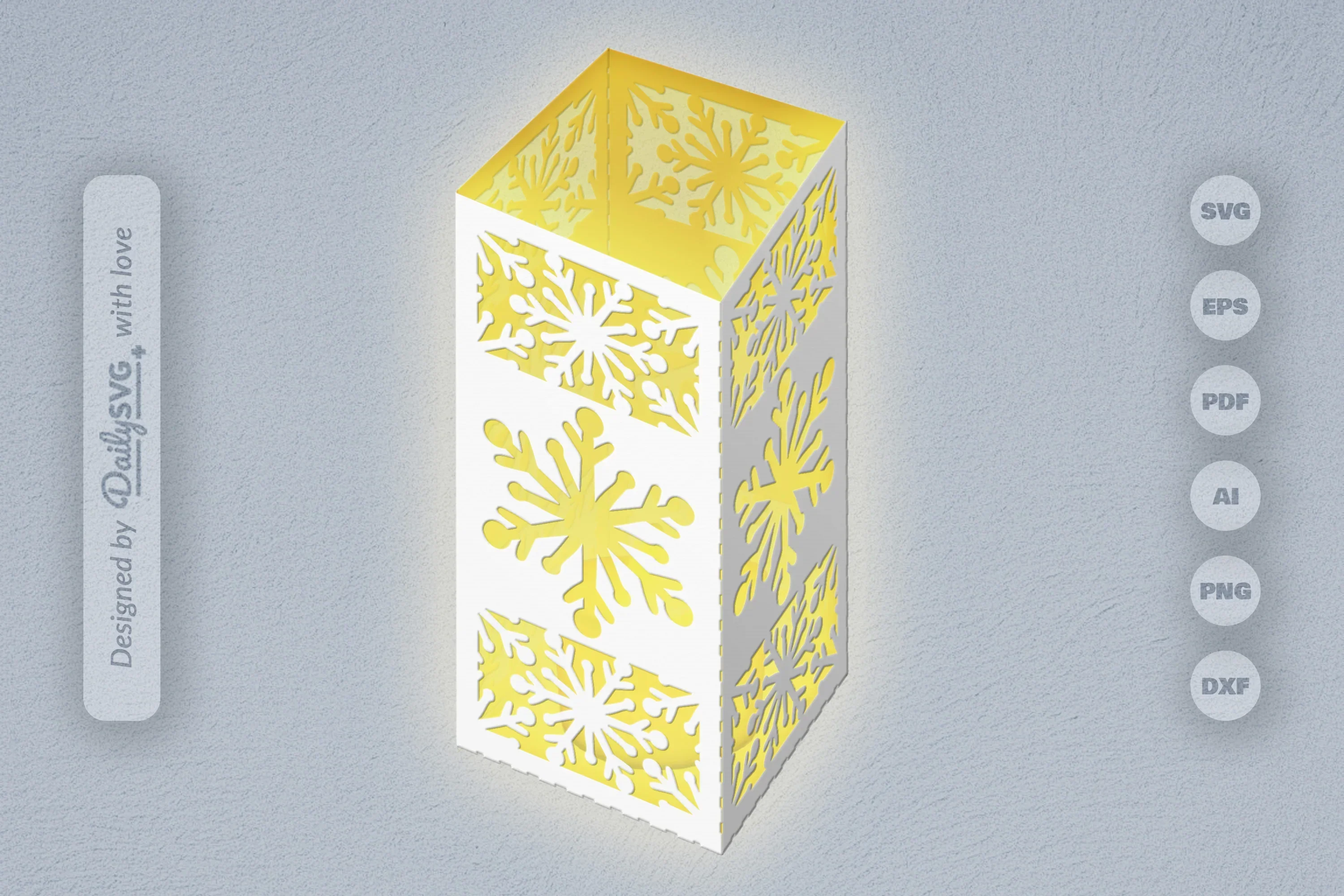 Snowflakes Papercut SVG Bundle for Crafting