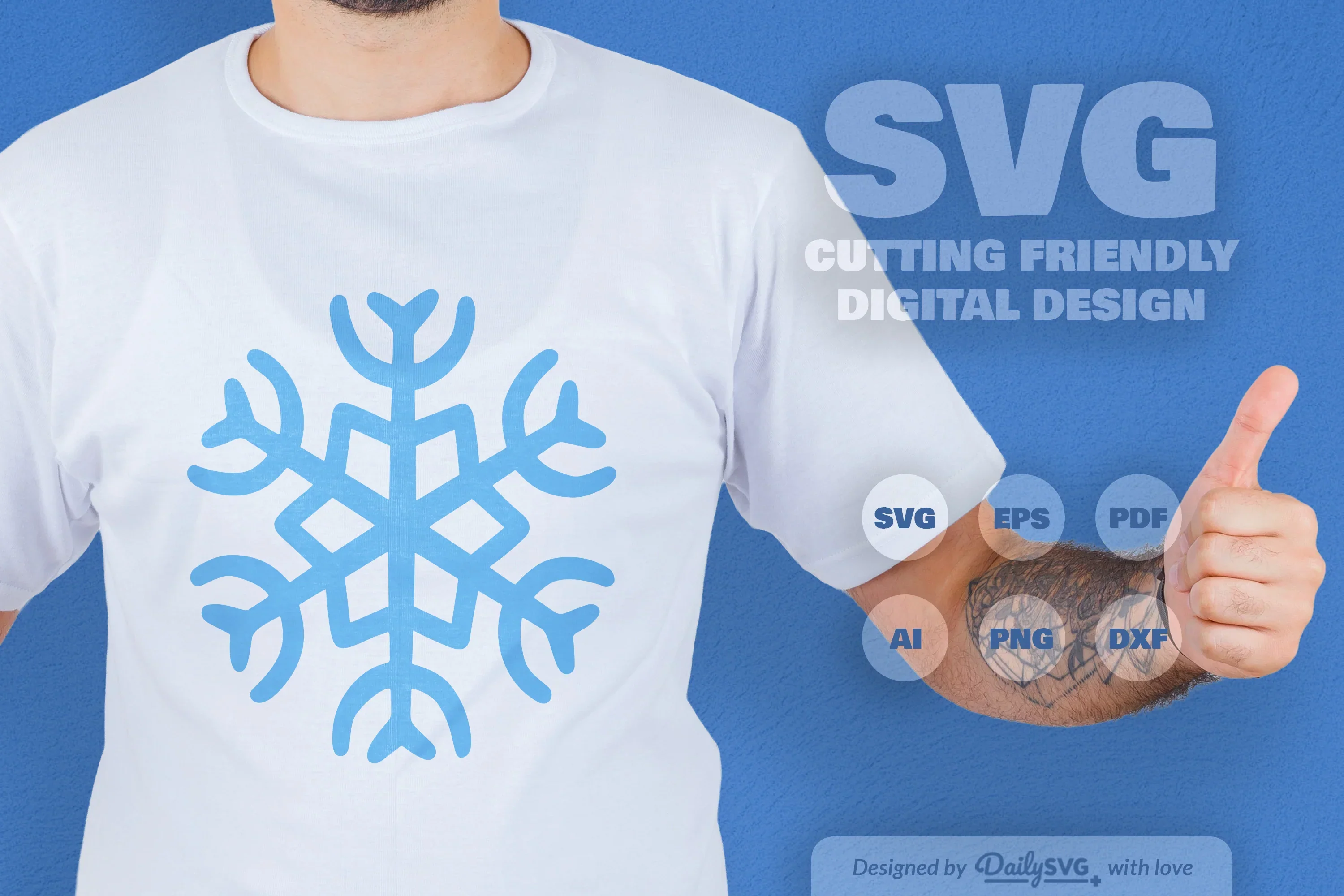 Snowflakes SVG Bundle for Winter Decor - Image 3
