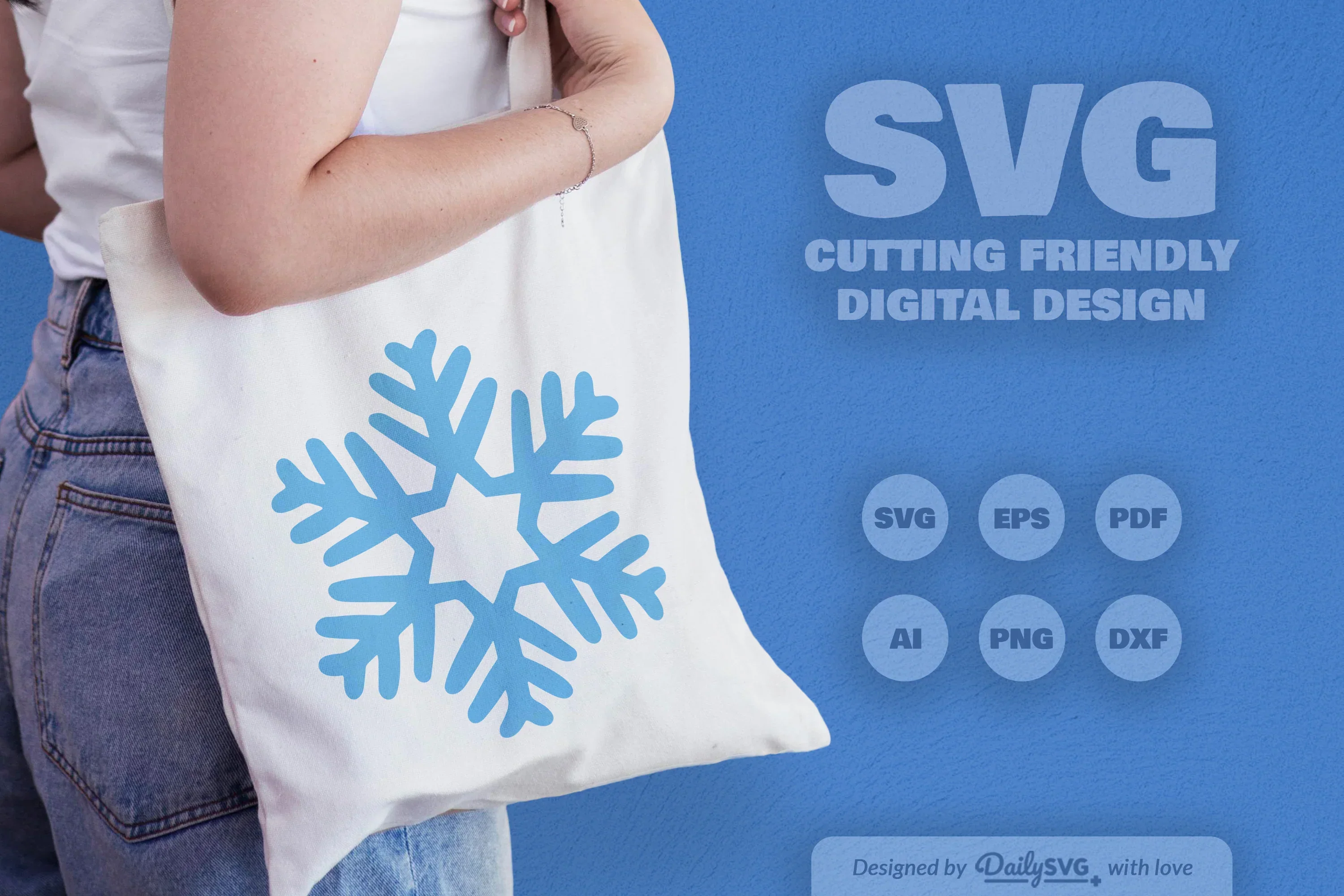 Snowflakes SVG Bundle for Winter Decor - Image 4