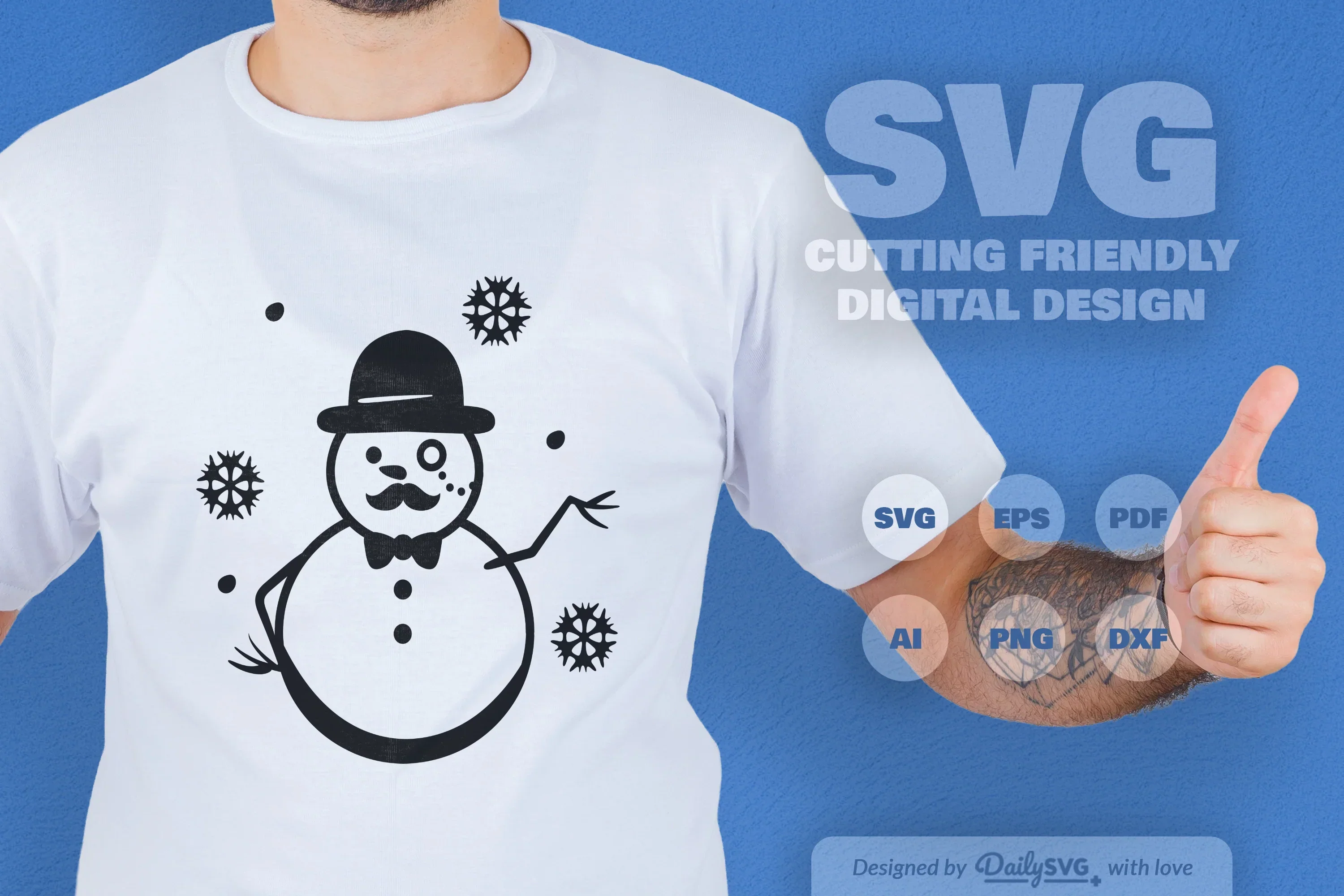 Snowman SVG Bundle: Create Your Perfect Winter Scene - Image 3