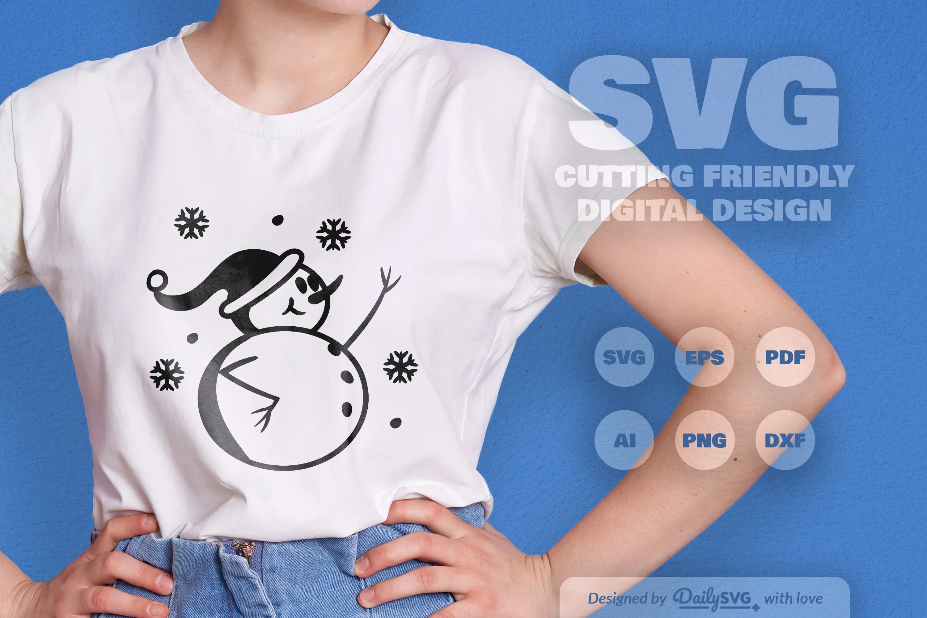 Snowman SVG Bundle: Festive Winter Decor Set - Image 2