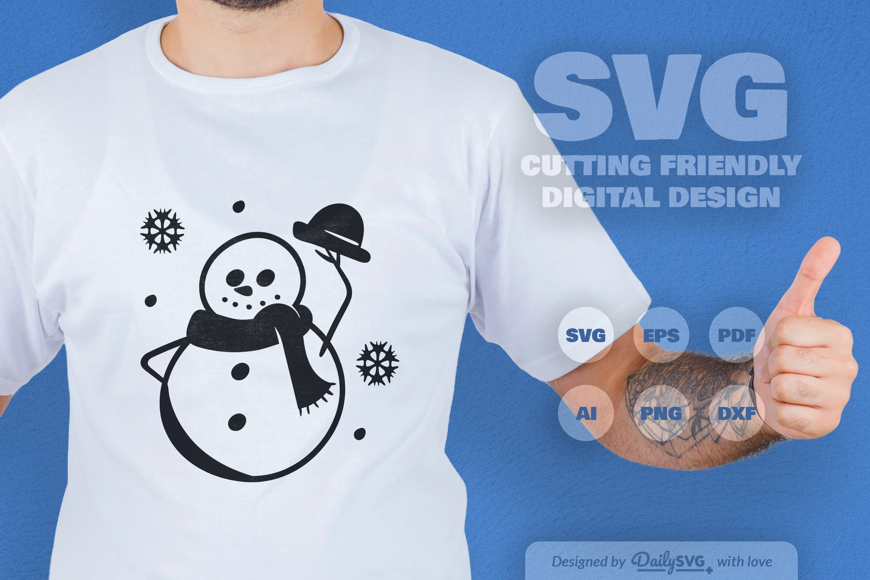 Snowman SVG Bundle: Festive Winter Decor Set - Image 3