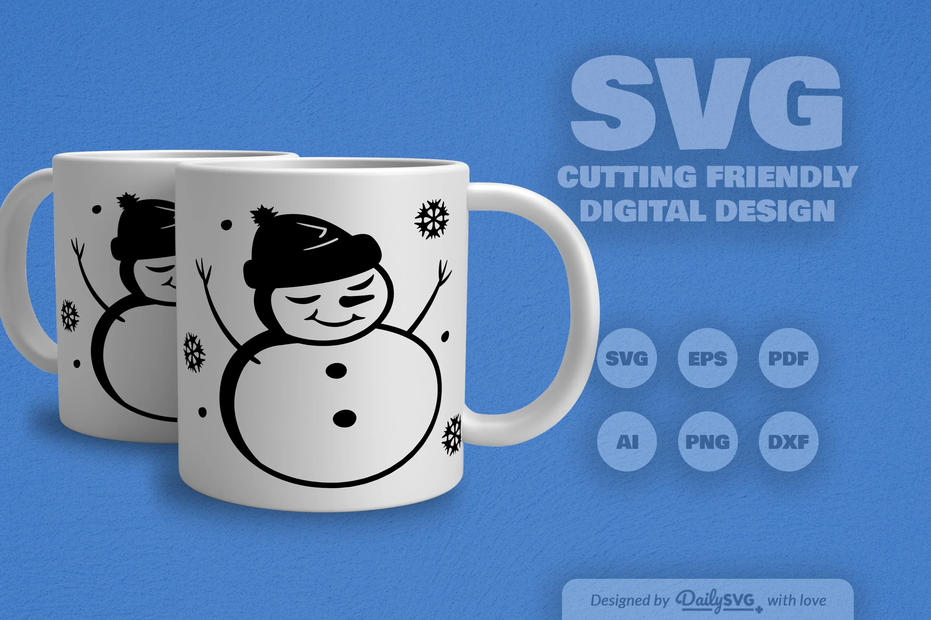 Snowman SVG Bundle: Festive Winter Decor Set - Image 5
