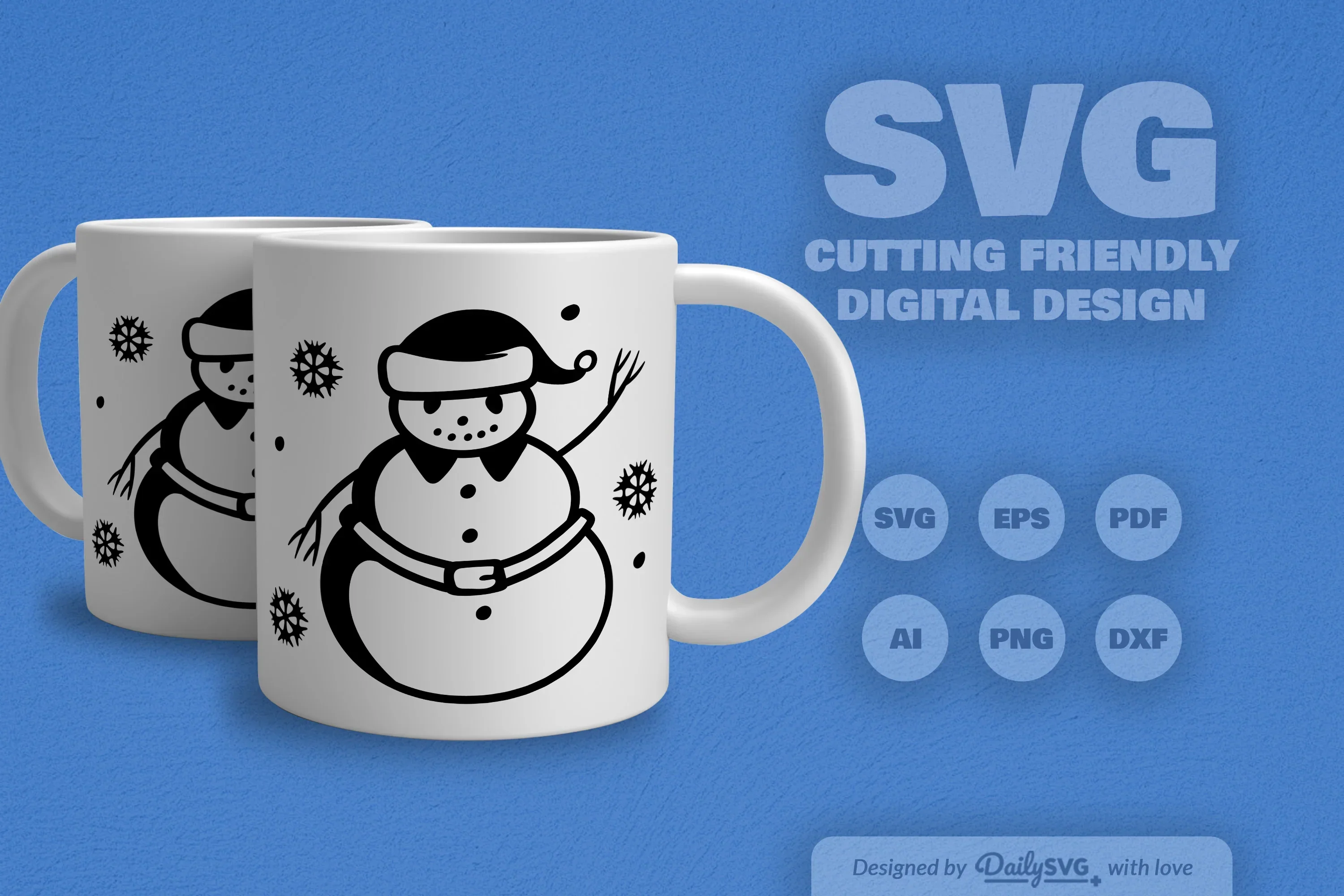 Snowman SVG Bundle for Winter Decor - Image 5