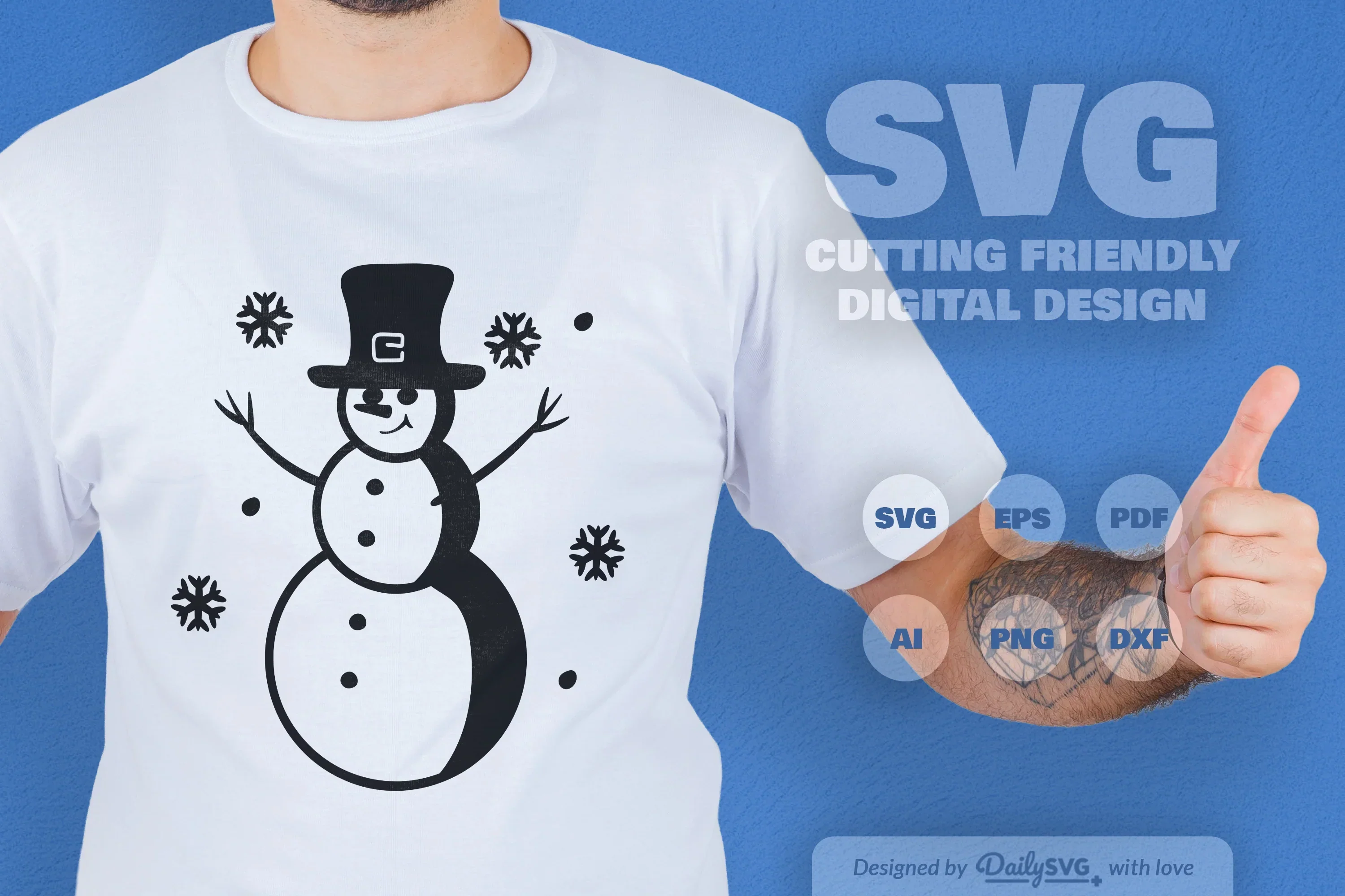 Snowman SVG Bundle for Winter Fun - Image 3