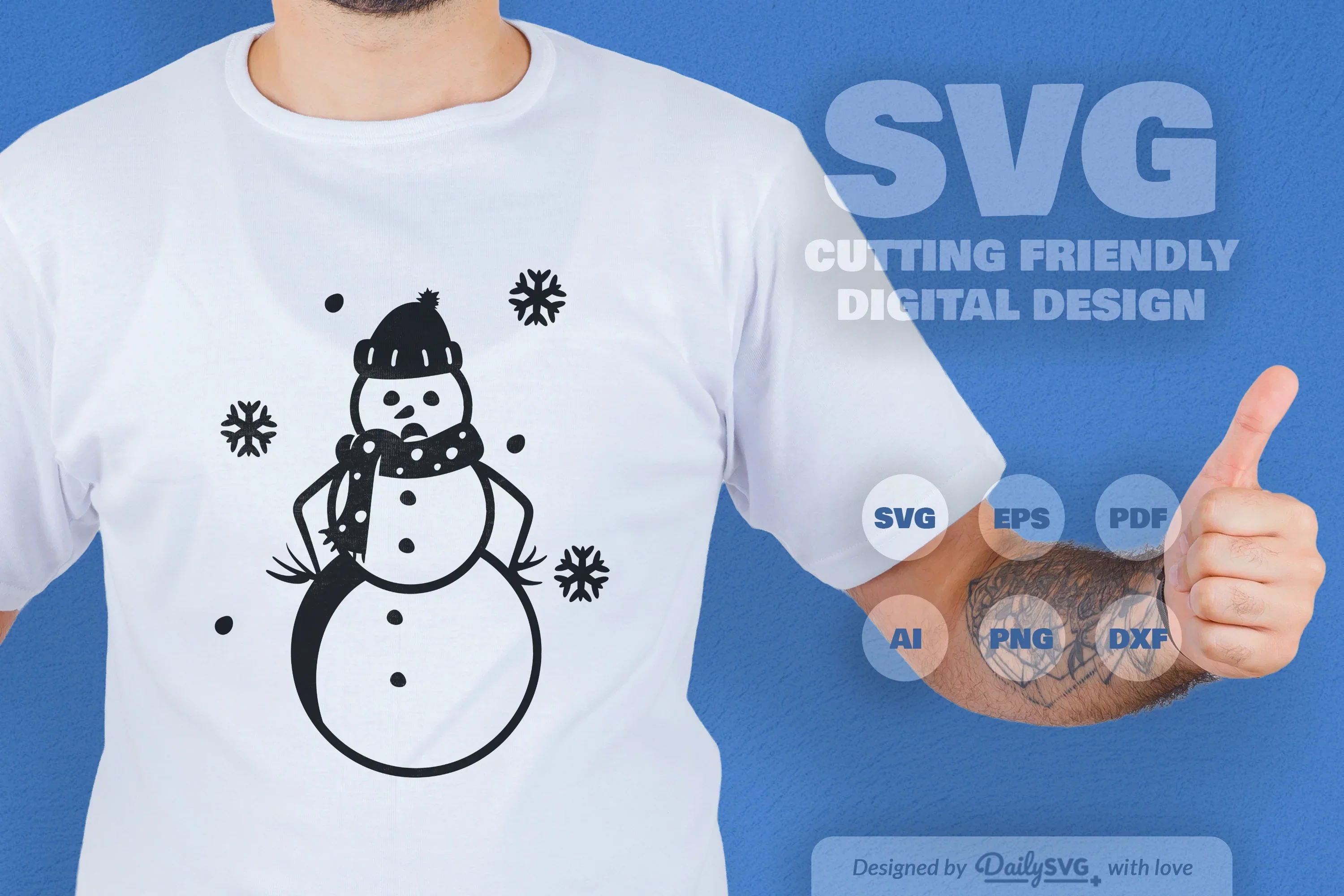 Snowman SVG Bundle for Winter Fun - Image 3