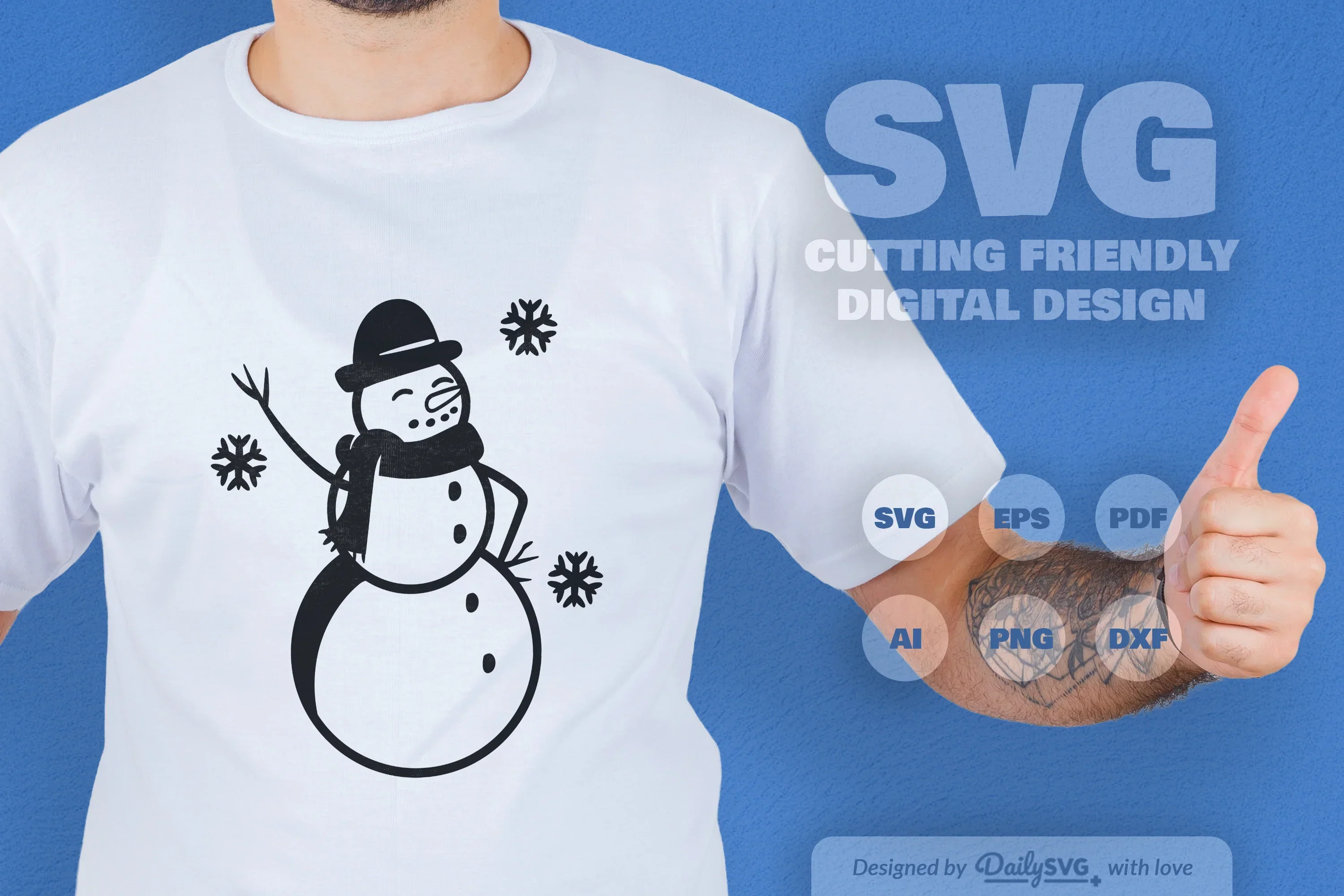 Snowman SVG Bundle for Winter Fun - Image 3