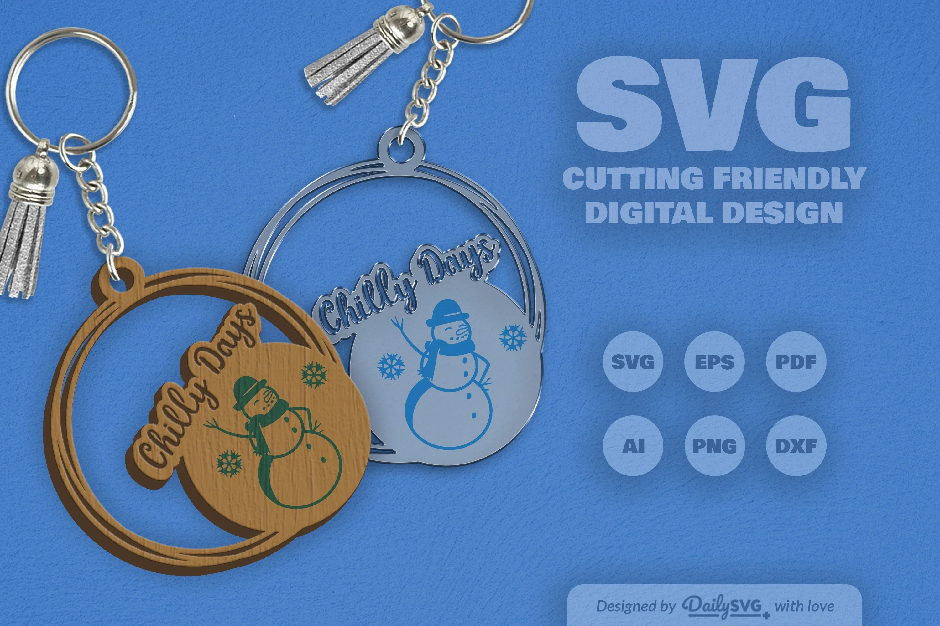 Snowman Winter Quote SVG Bundle - Image 2