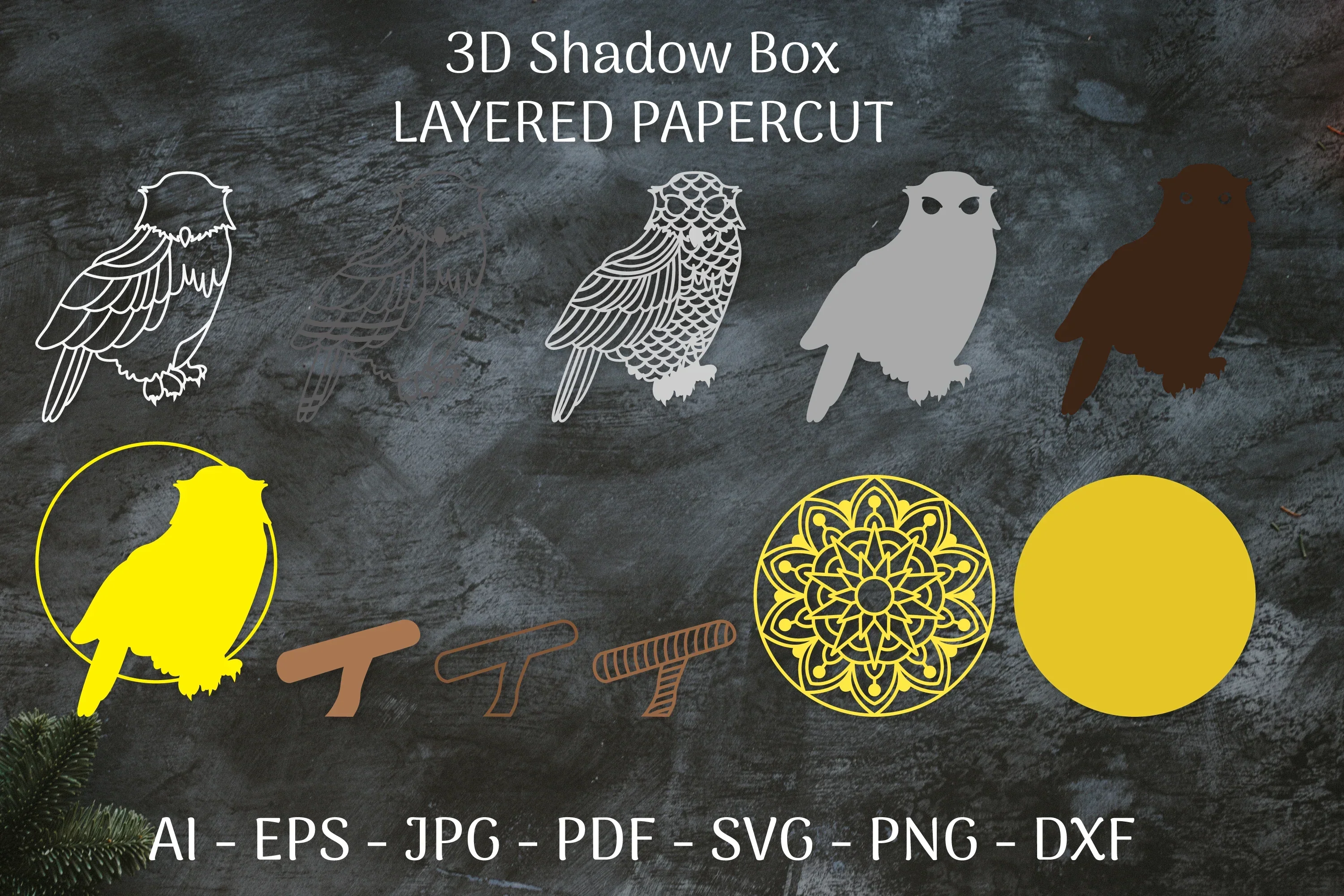 Snowy Owl SVG Bundle - Image 2