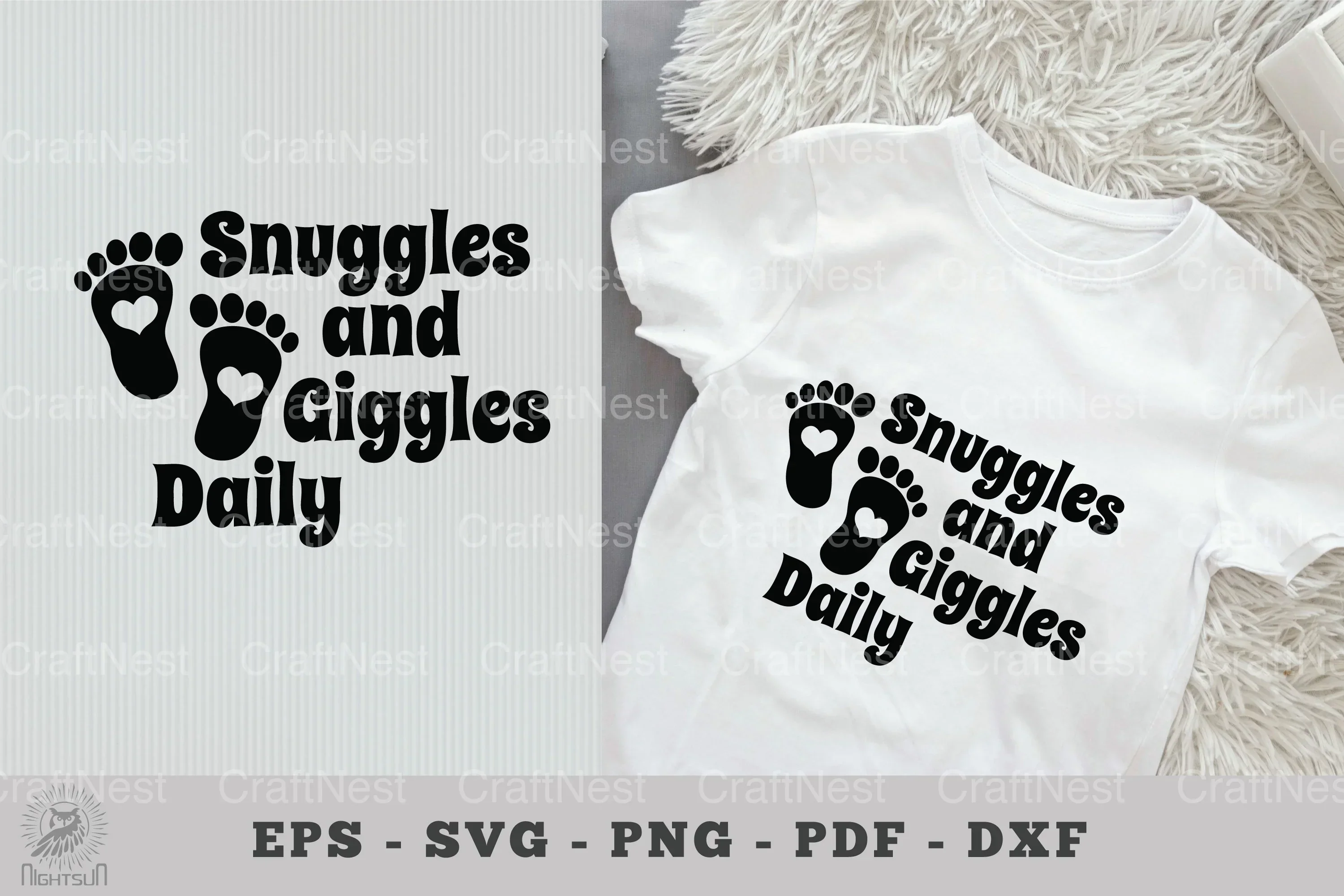 Snuggles and Giggles Baby Quotes Clipart Bundle