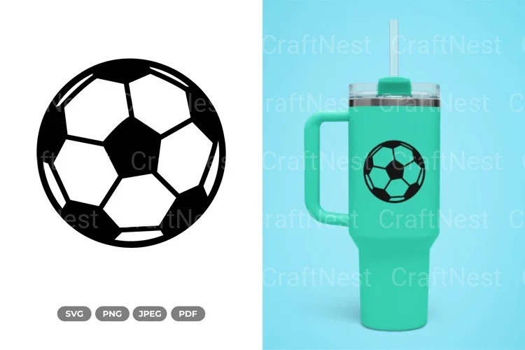 Soccer Ball Doodle Sport Clipart Bundle