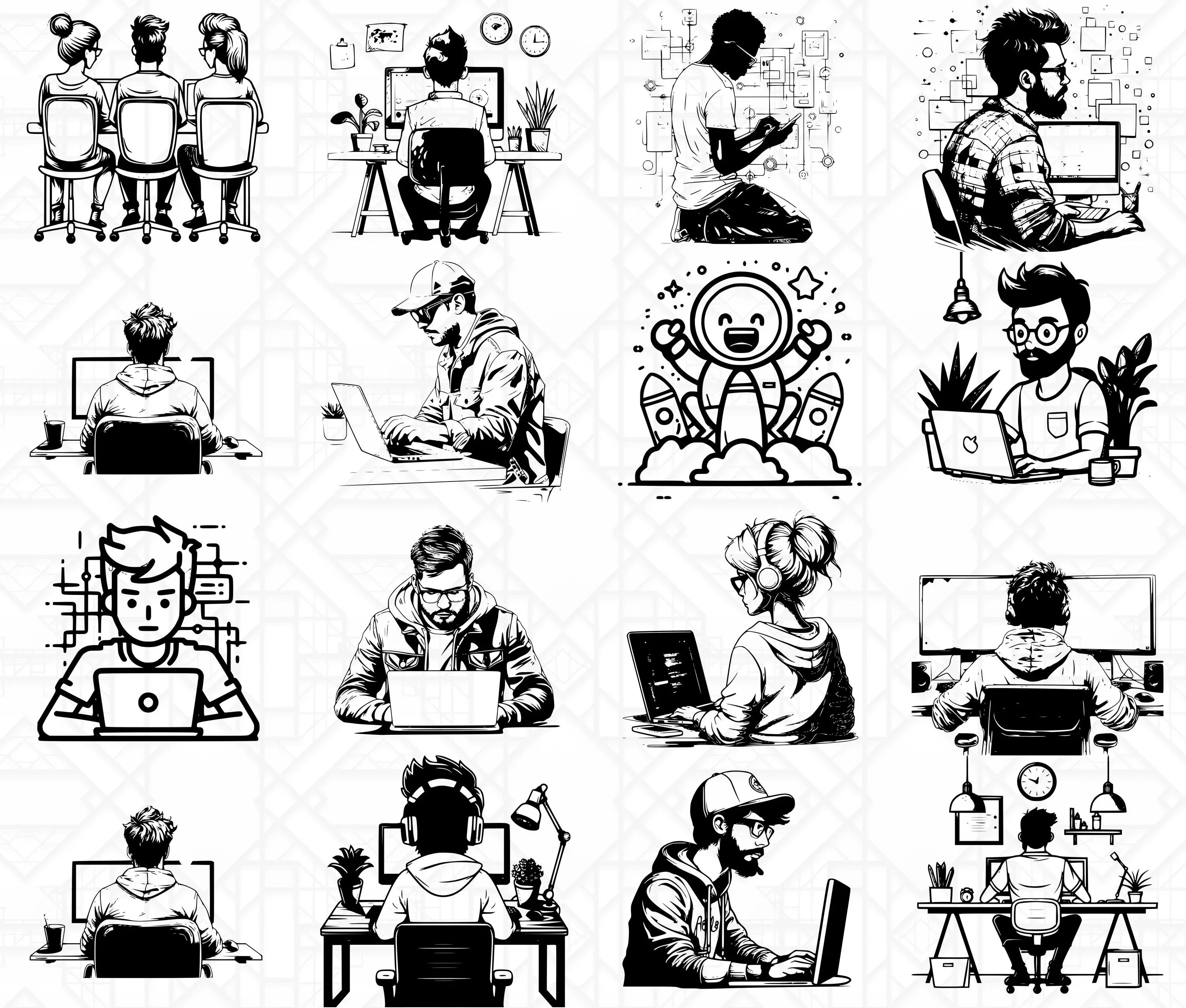 Software Developer SVG Bundle - Image 3