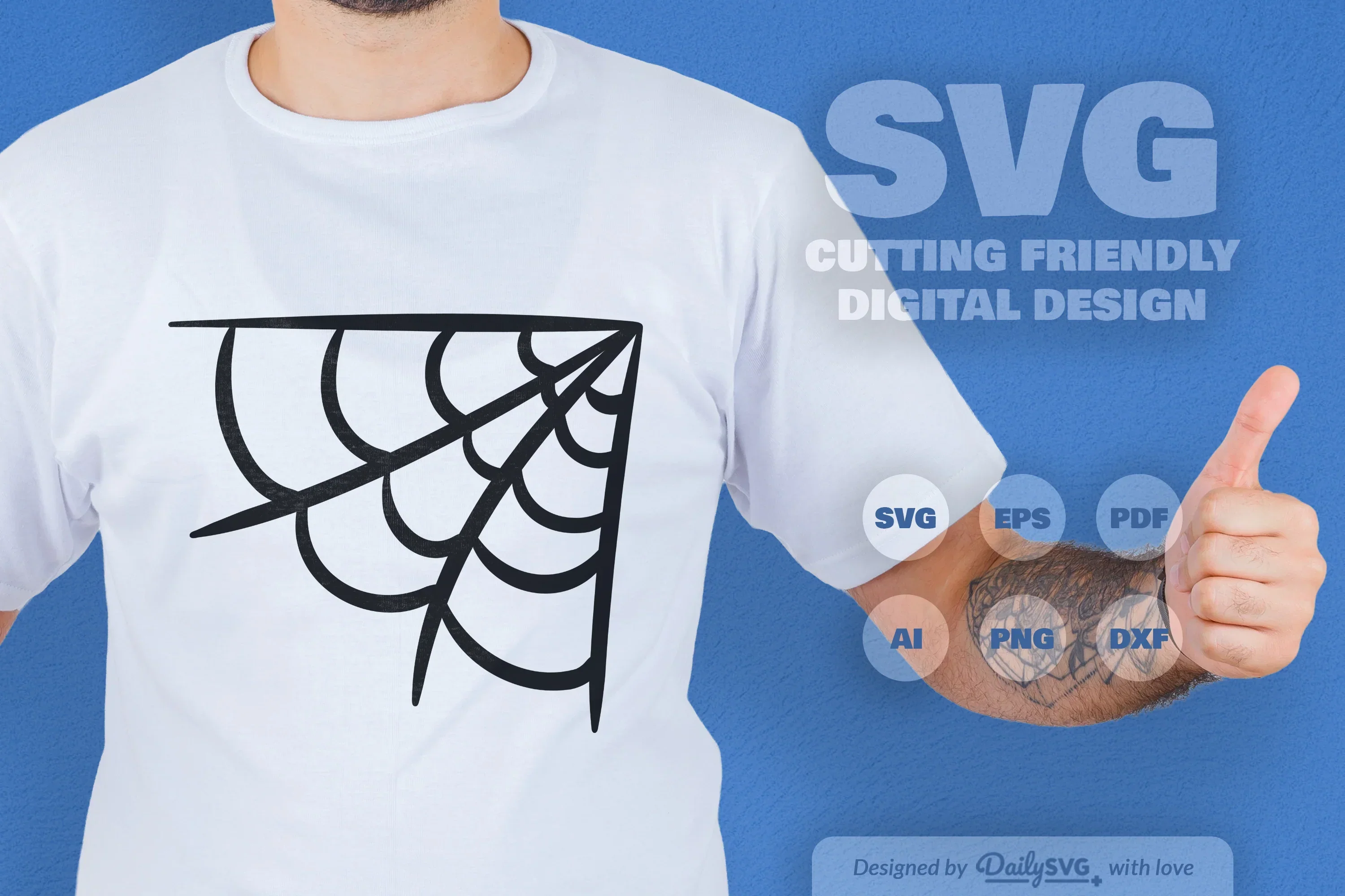 Spider Web SVG Bundle for Halloween Decor - Image 3