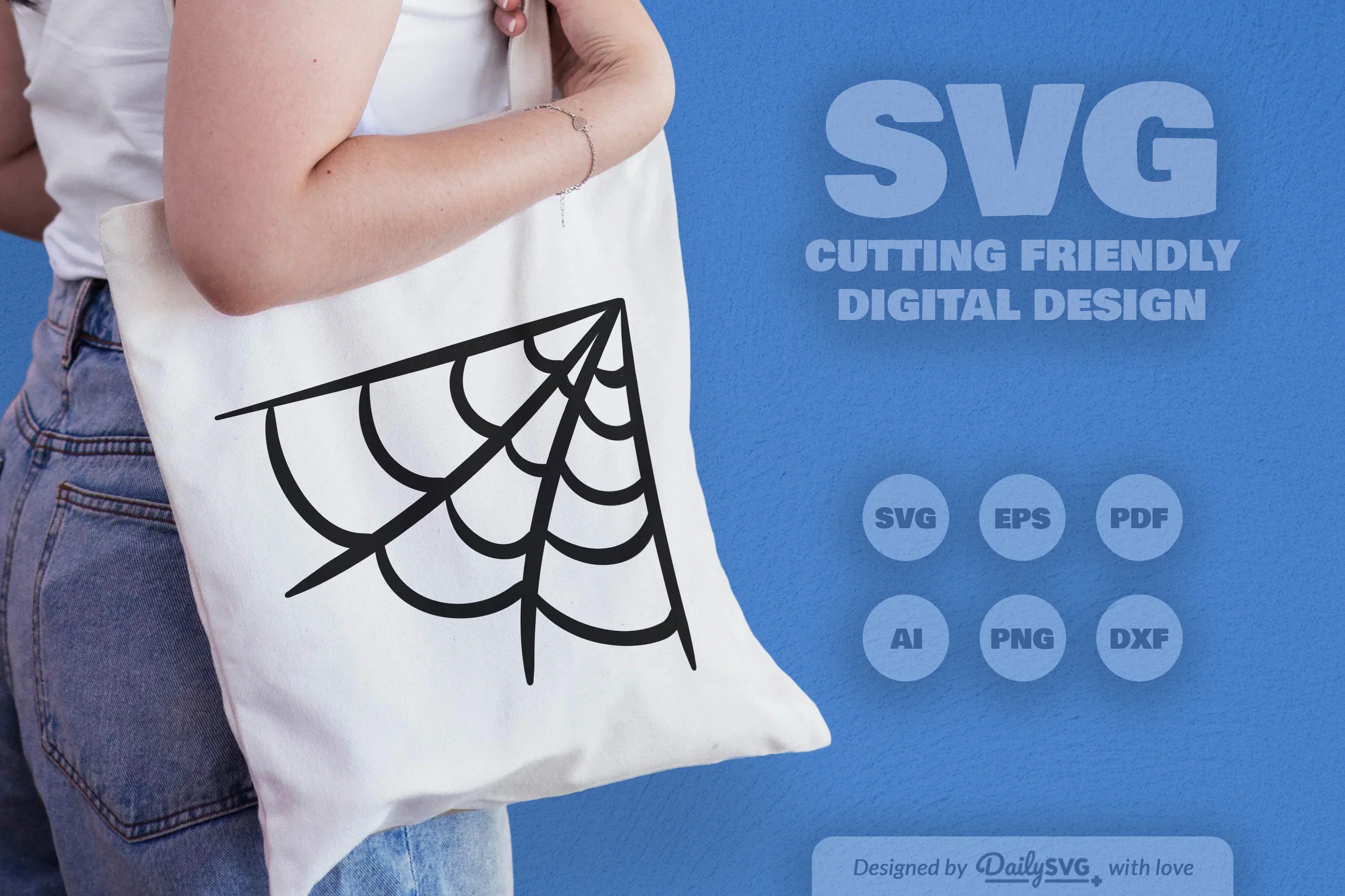 Spider Web SVG Bundle for Halloween Decor - Image 4