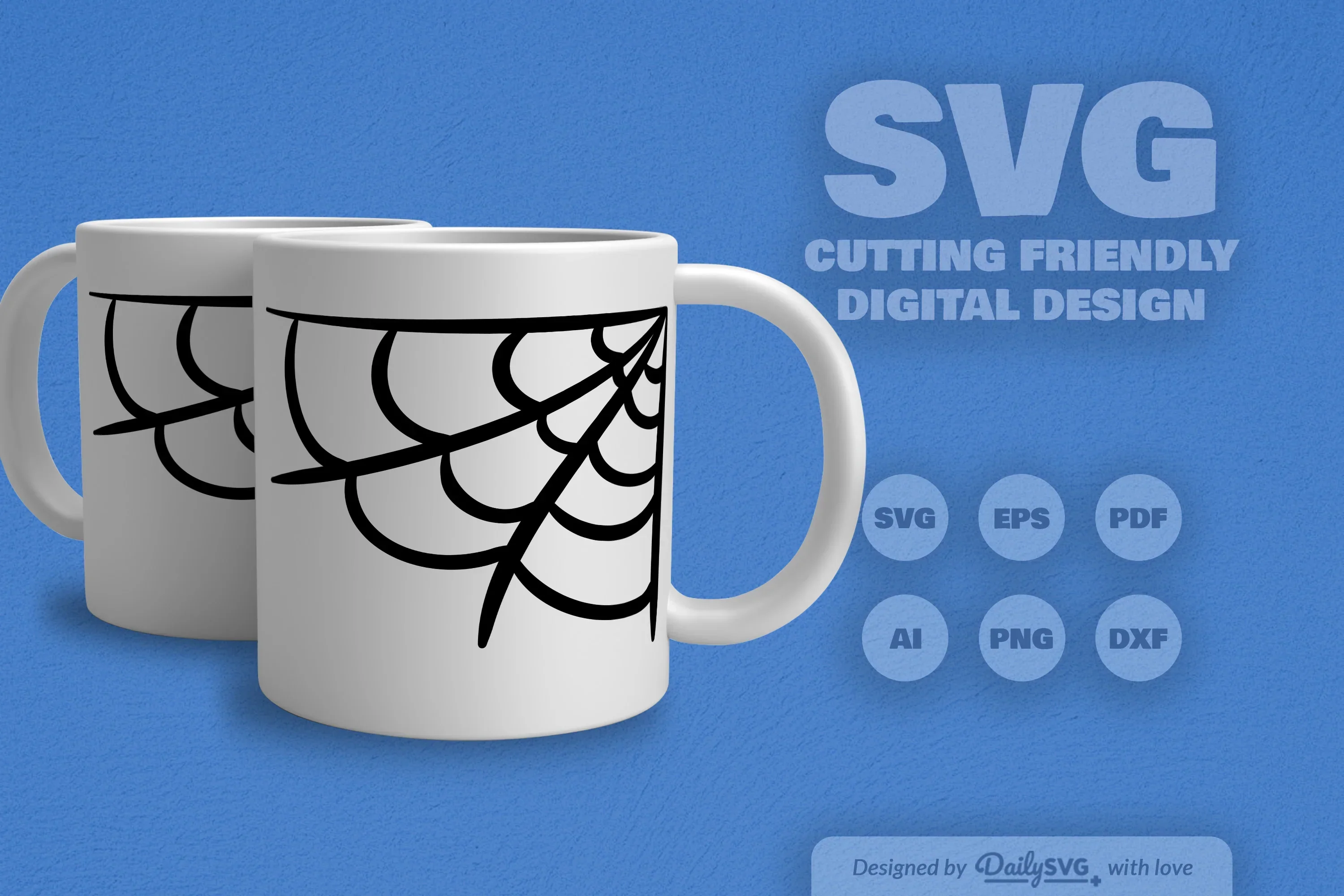Spider Web SVG Bundle for Halloween Decor - Image 5