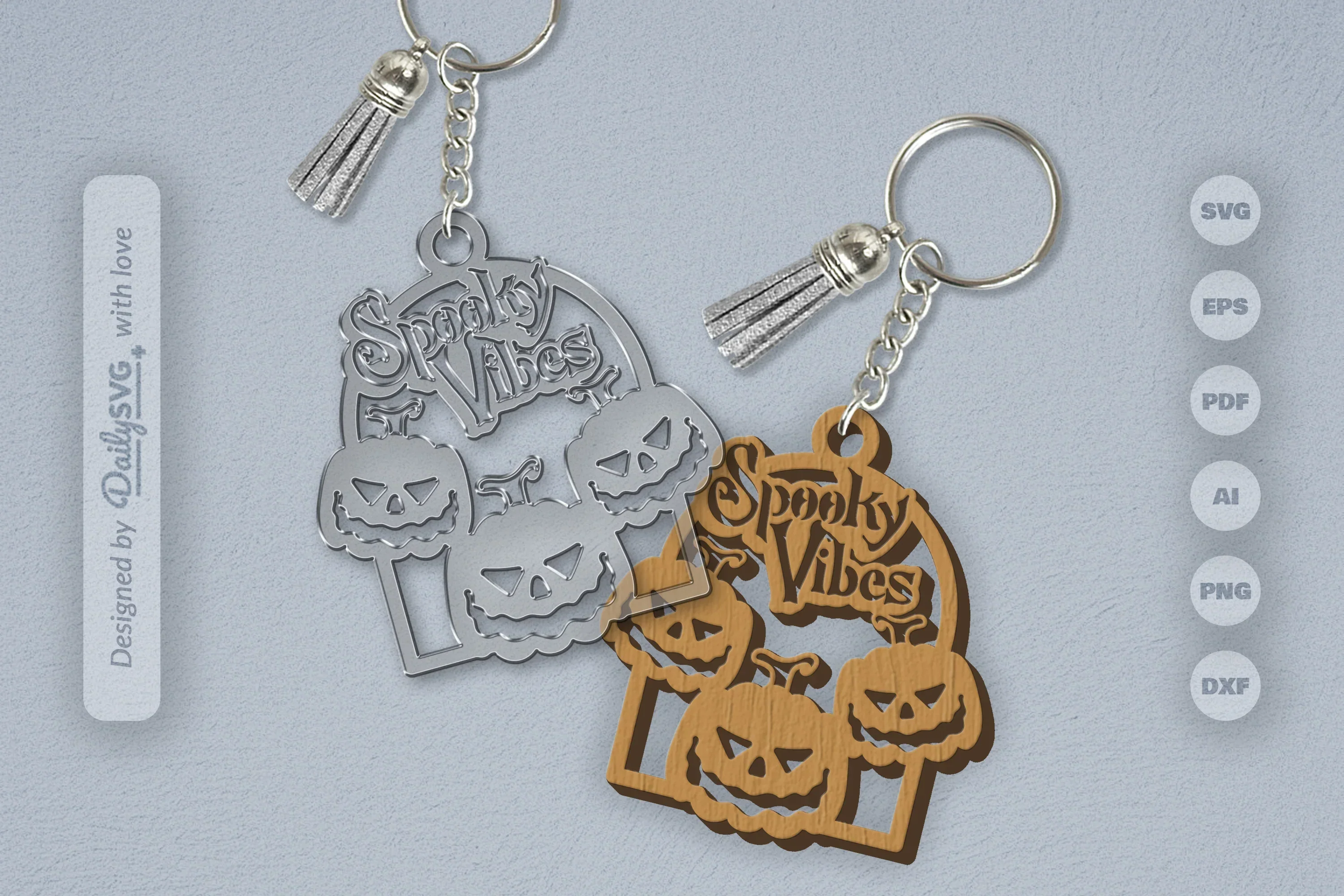 Spooky Vibes Halloween Pumpkin SVG Bundle