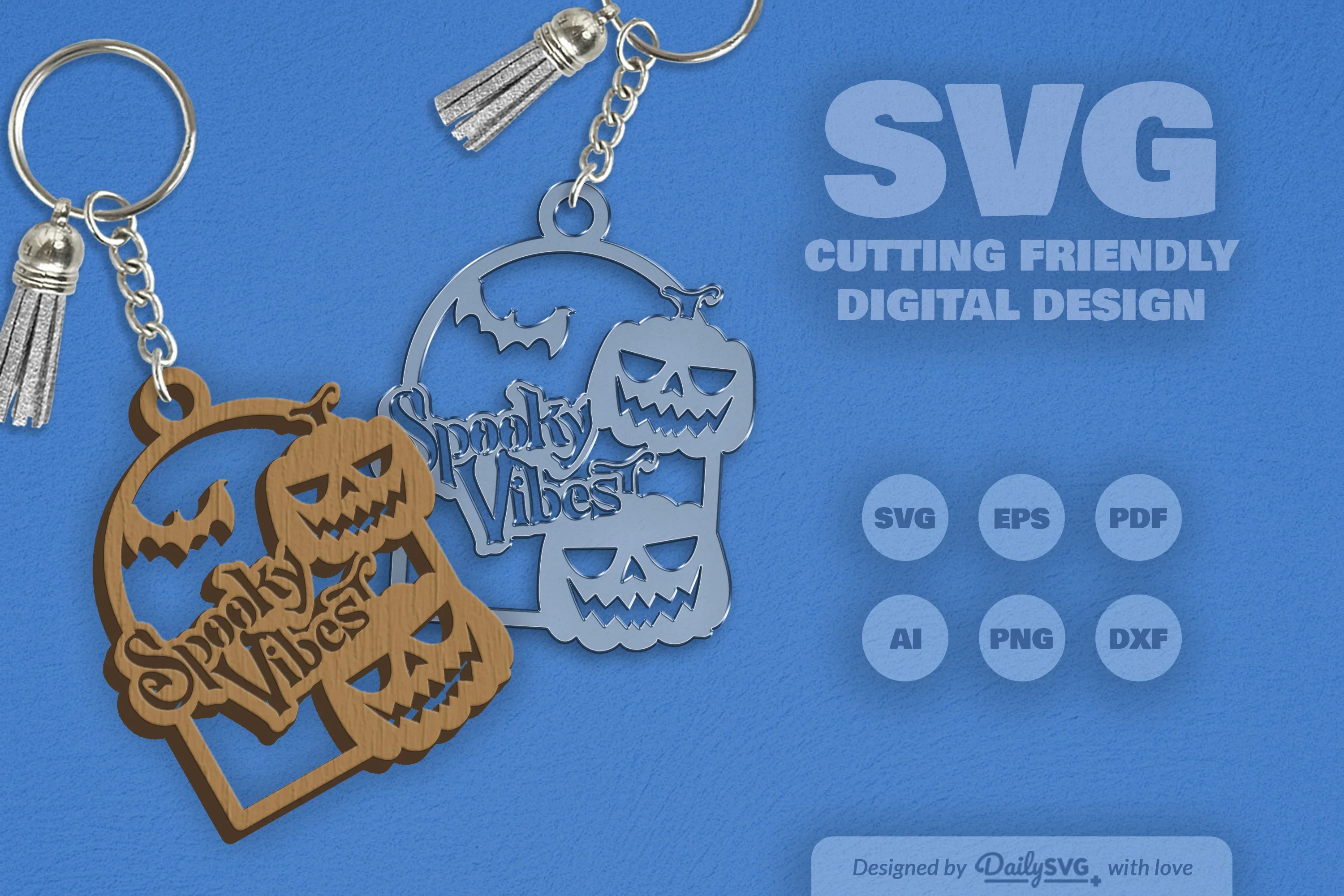 Spooky Vibes Halloween Pumpkin SVG Bundle - Image 2