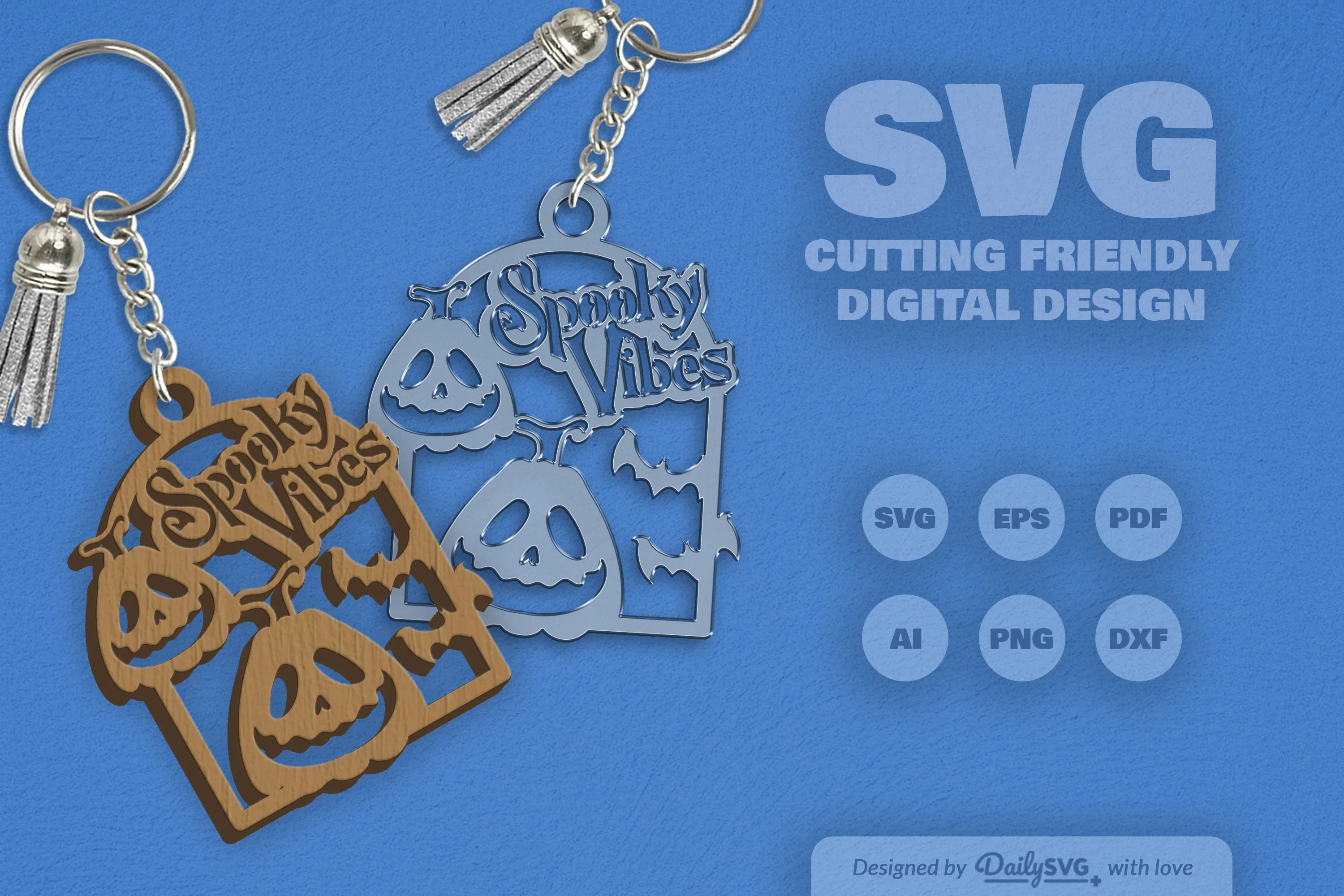 Spooky Vibes Halloween Pumpkin SVG Bundle - Image 2