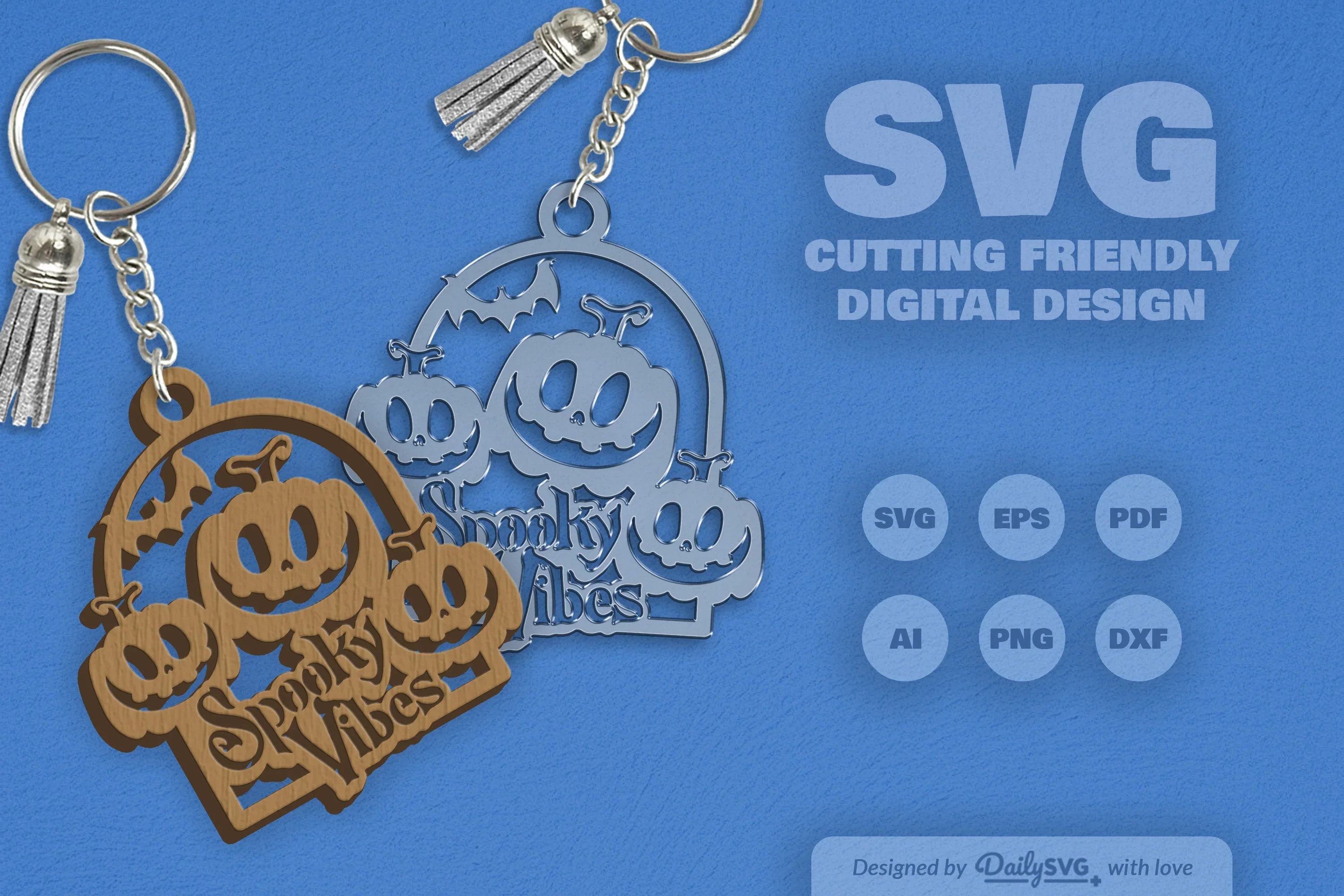 Spooky Vibes Halloween Pumpkin SVG Bundle - Image 2