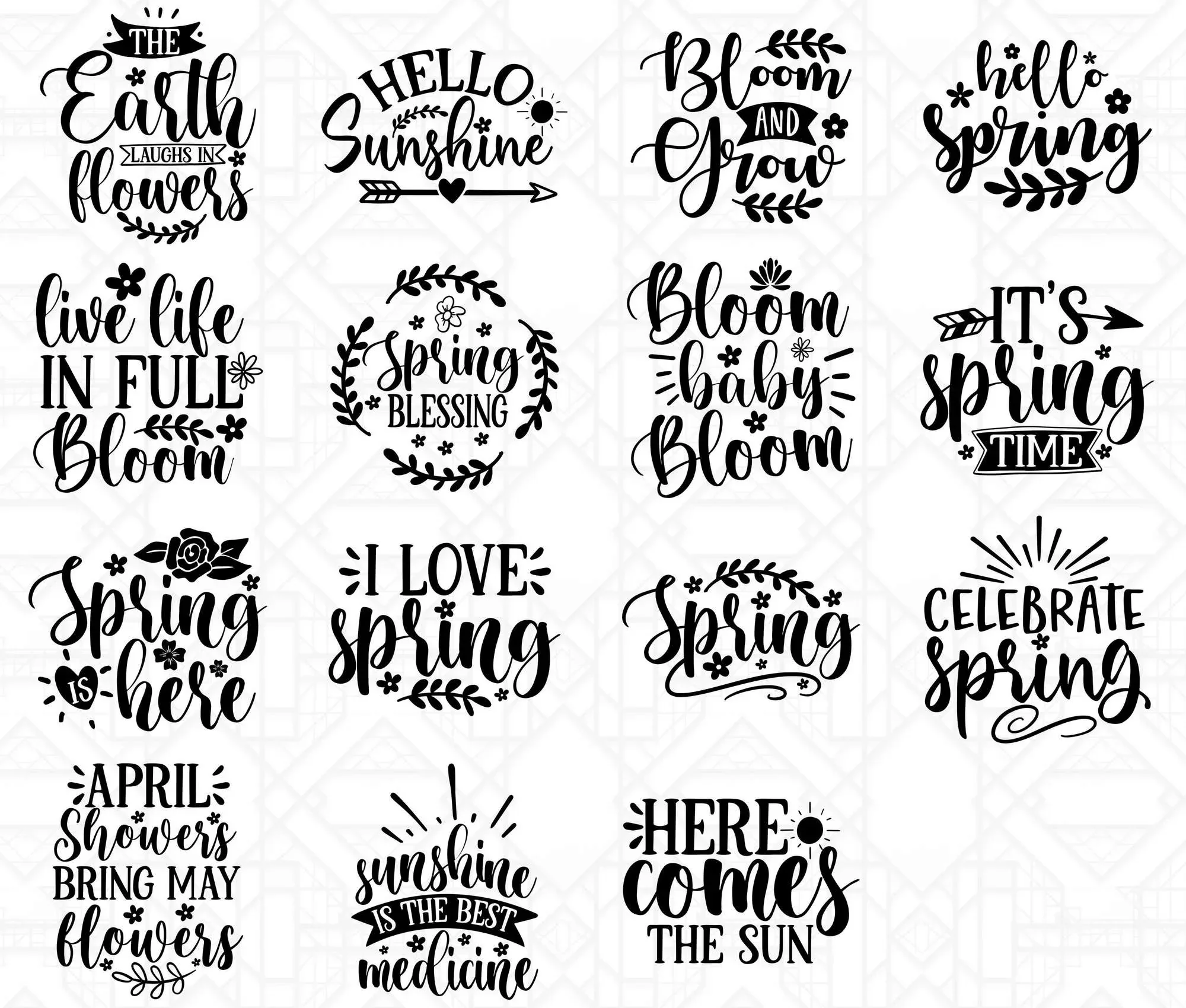 Spring Sign SVG - Image 2