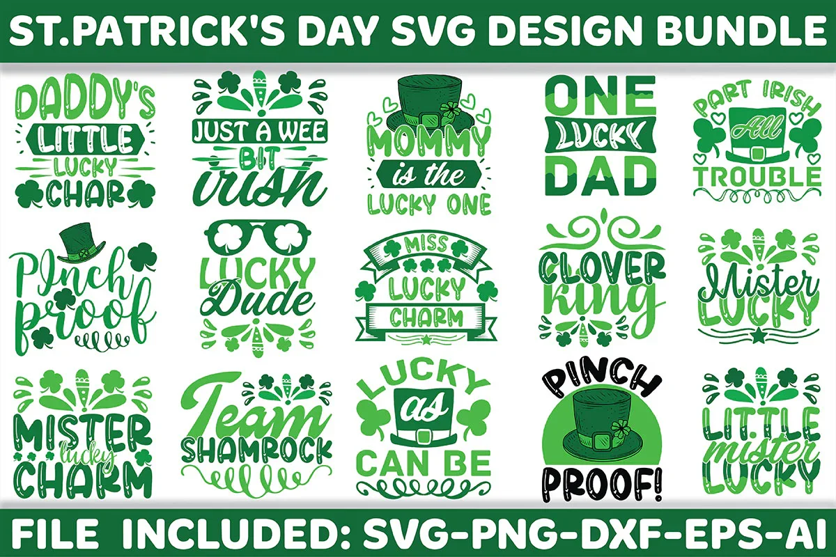 St. Patrick‚Äôs Day SVG Bundle