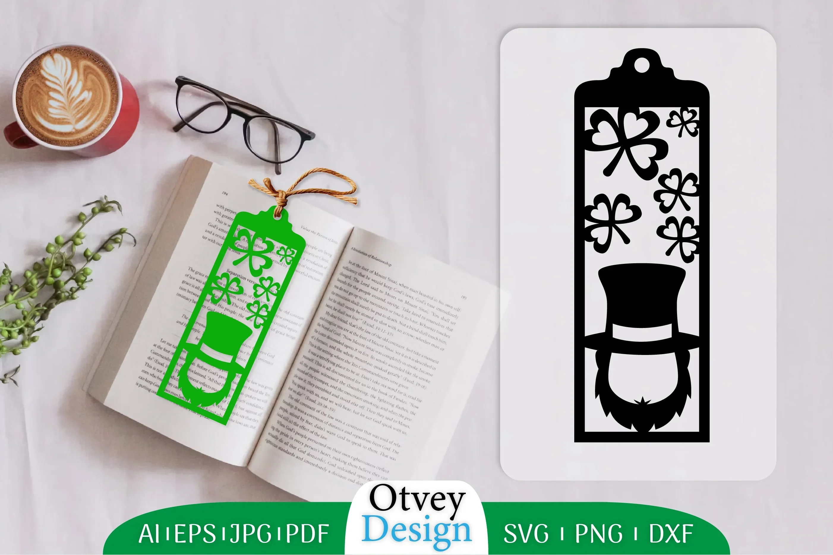 St. Patrick's Day Bookmark SVG Bundle