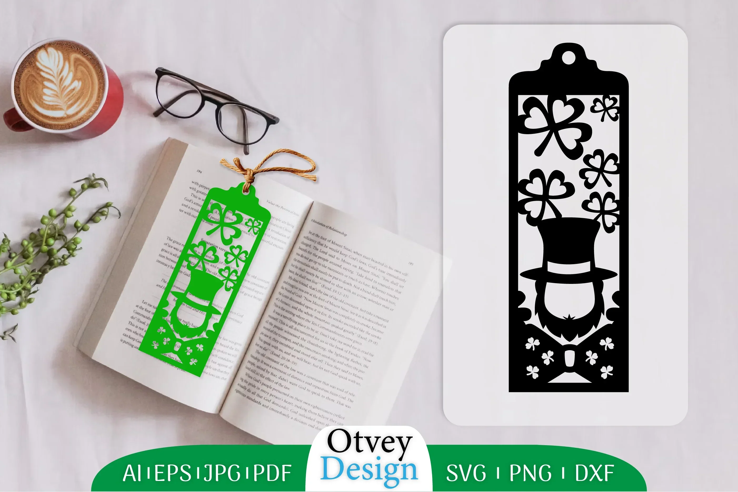 St. Patrick's Day Bookmark SVG Bundle