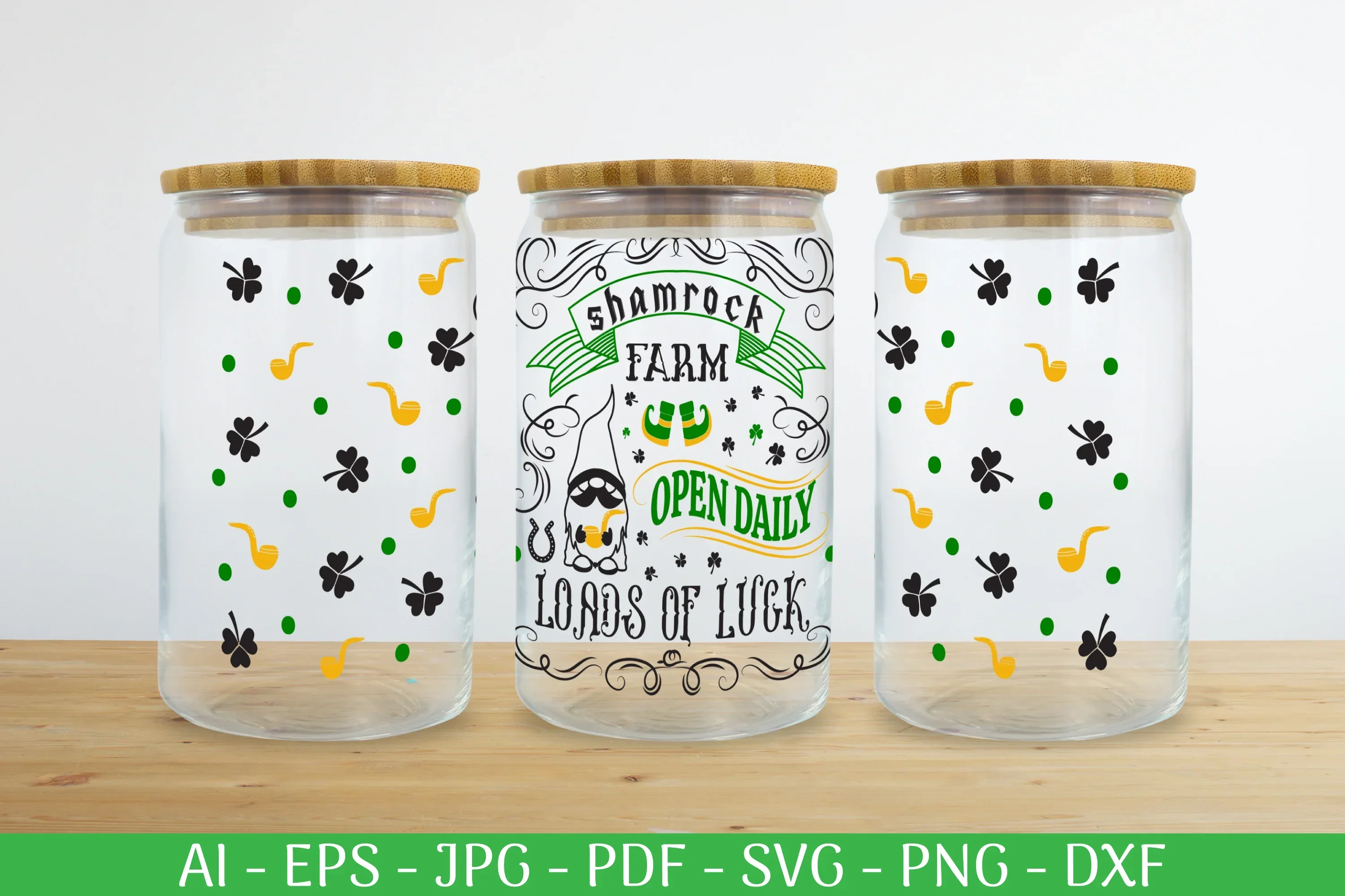 St. Patrick's Day Can Glass Wrap SVG Bundle - Image 2