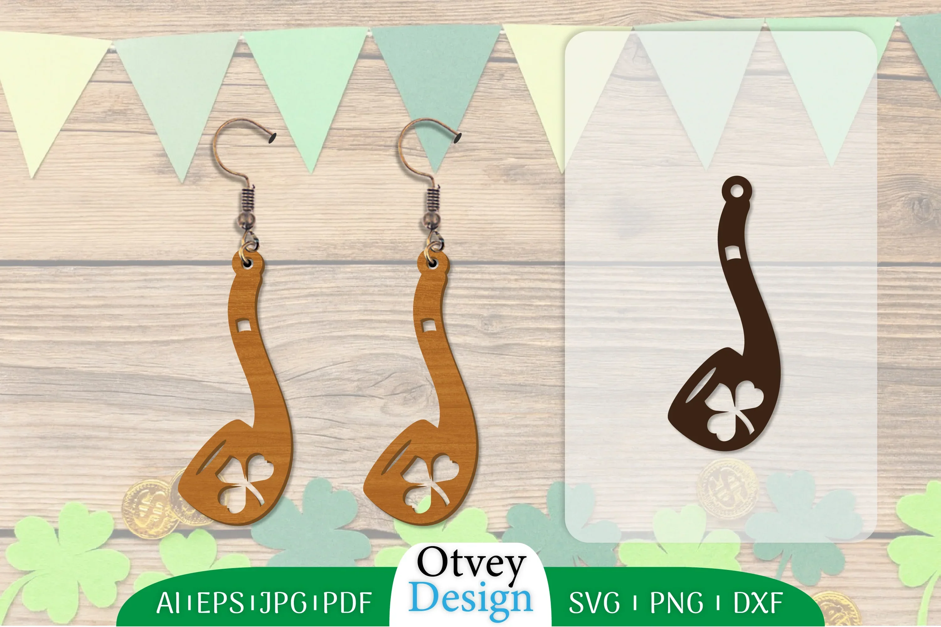 St Patrick's Day Earring SVG Bundle