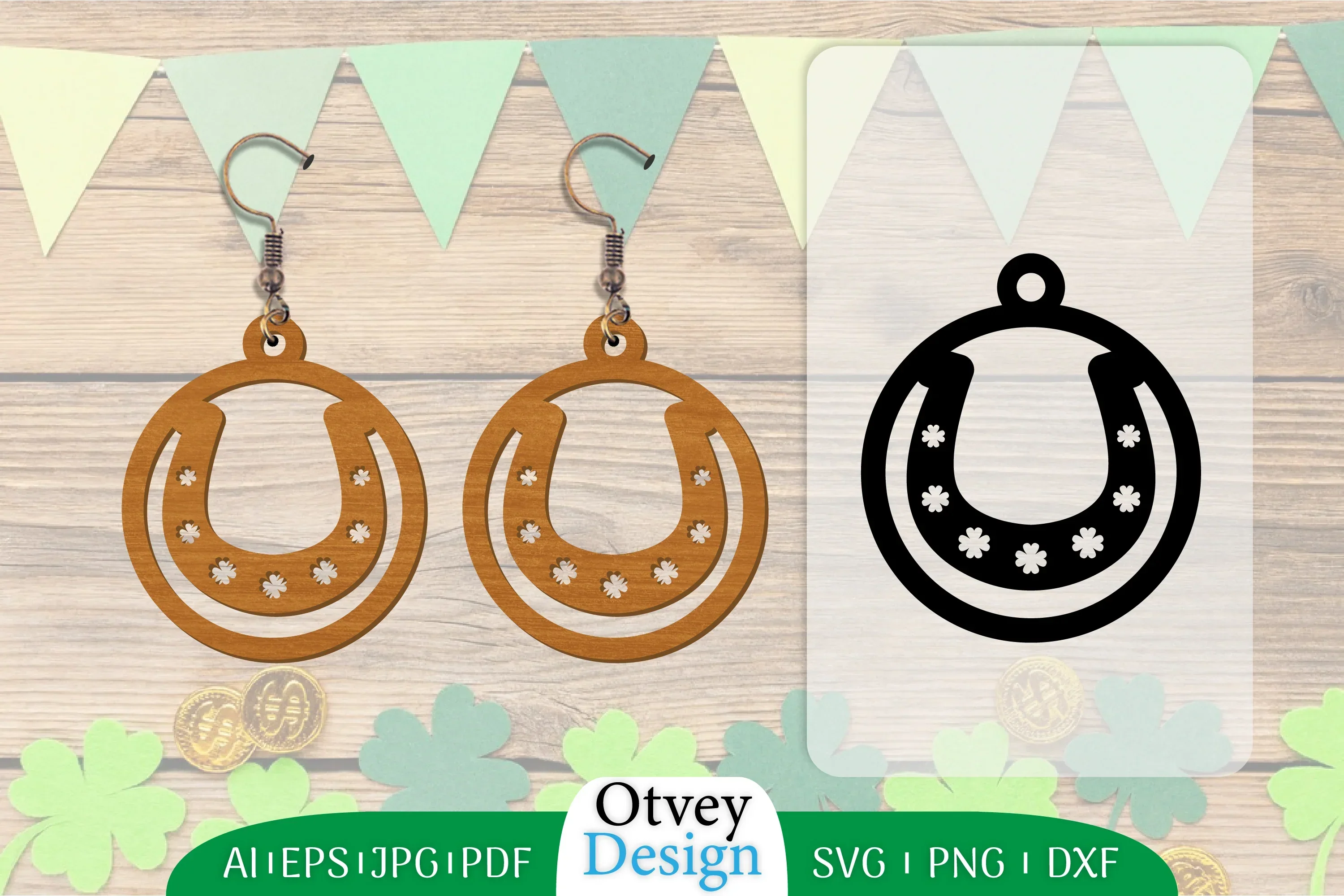 St Patrick's Day Earring SVG Bundle