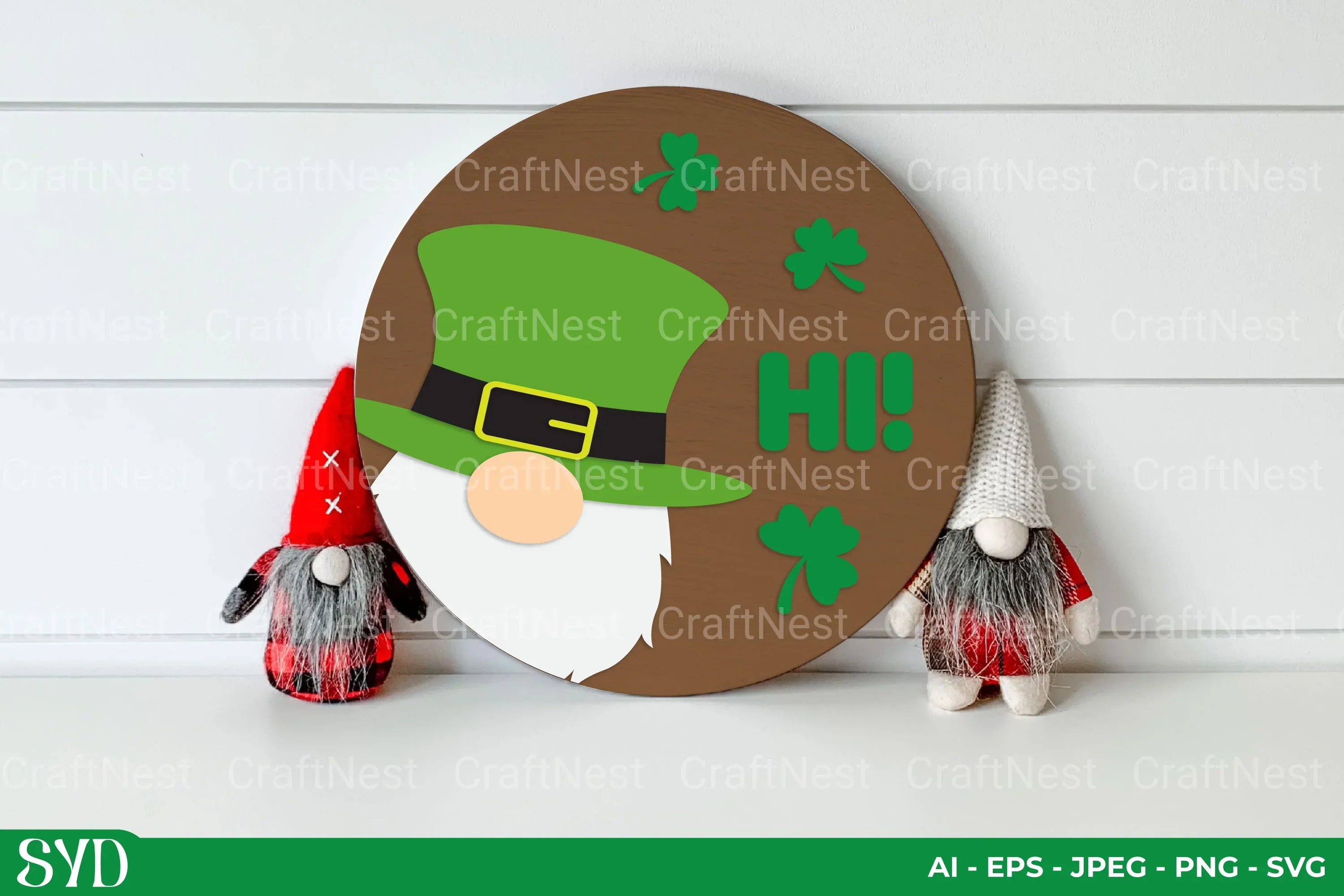 St. Patrick's Day Round Sign SVG Bundle