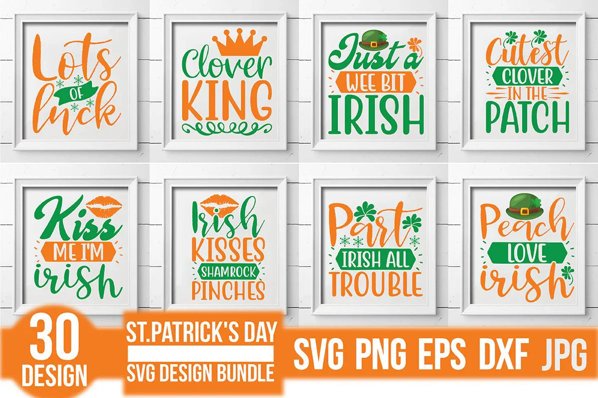 St Patrick's Day SVG Bundle