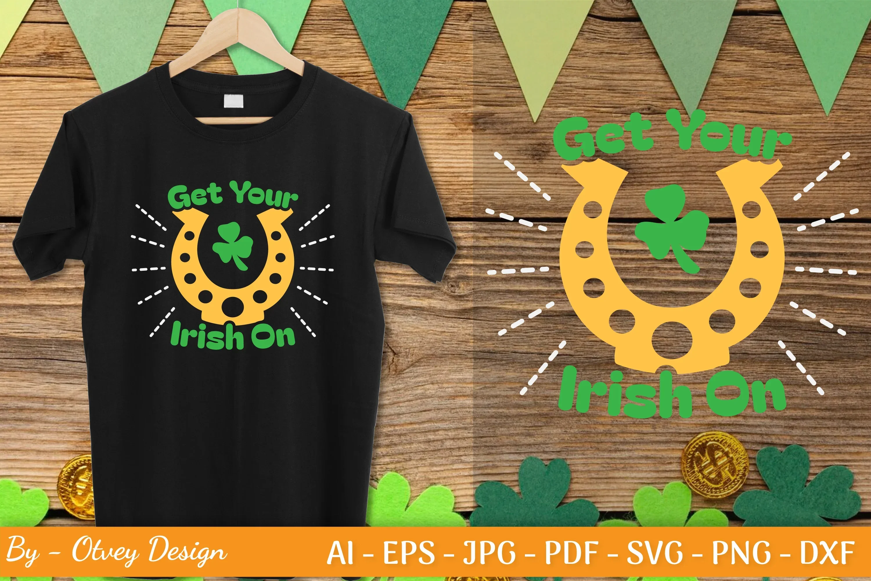 St Patrick's Day Typography SVG Bundle