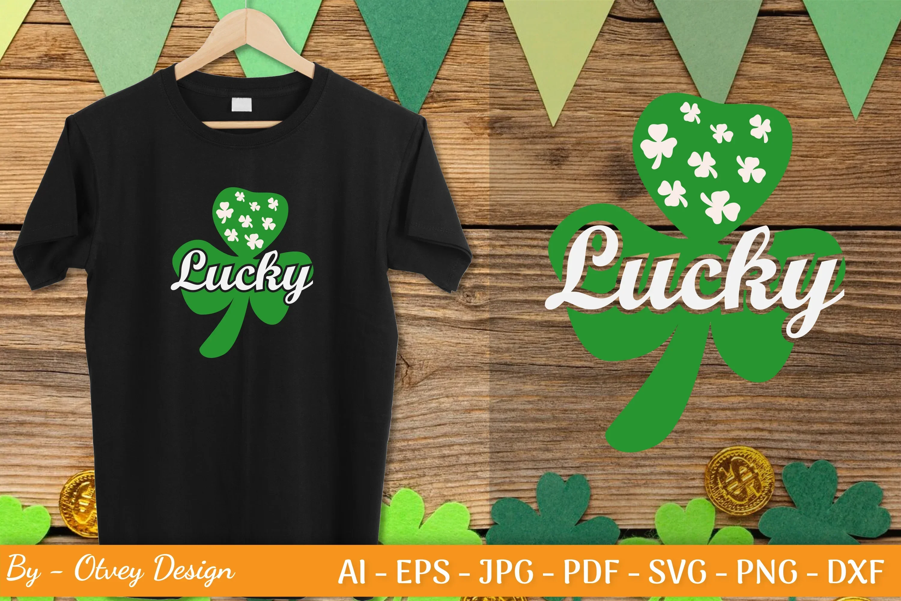 St Patrick's Day Typography SVG Bundle