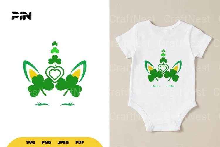 St Patrick's Day Unicorn SVG Bundle