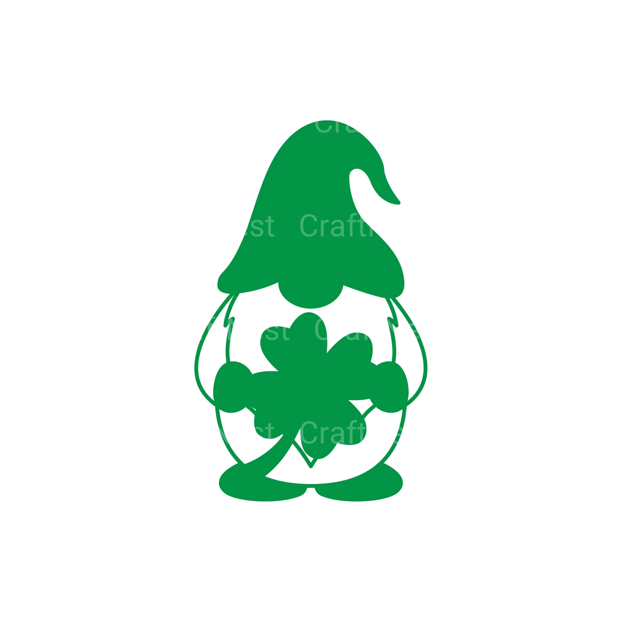 St Patrick's Gnome Mandala Layered Papercut Clipart Bundle - Image 8