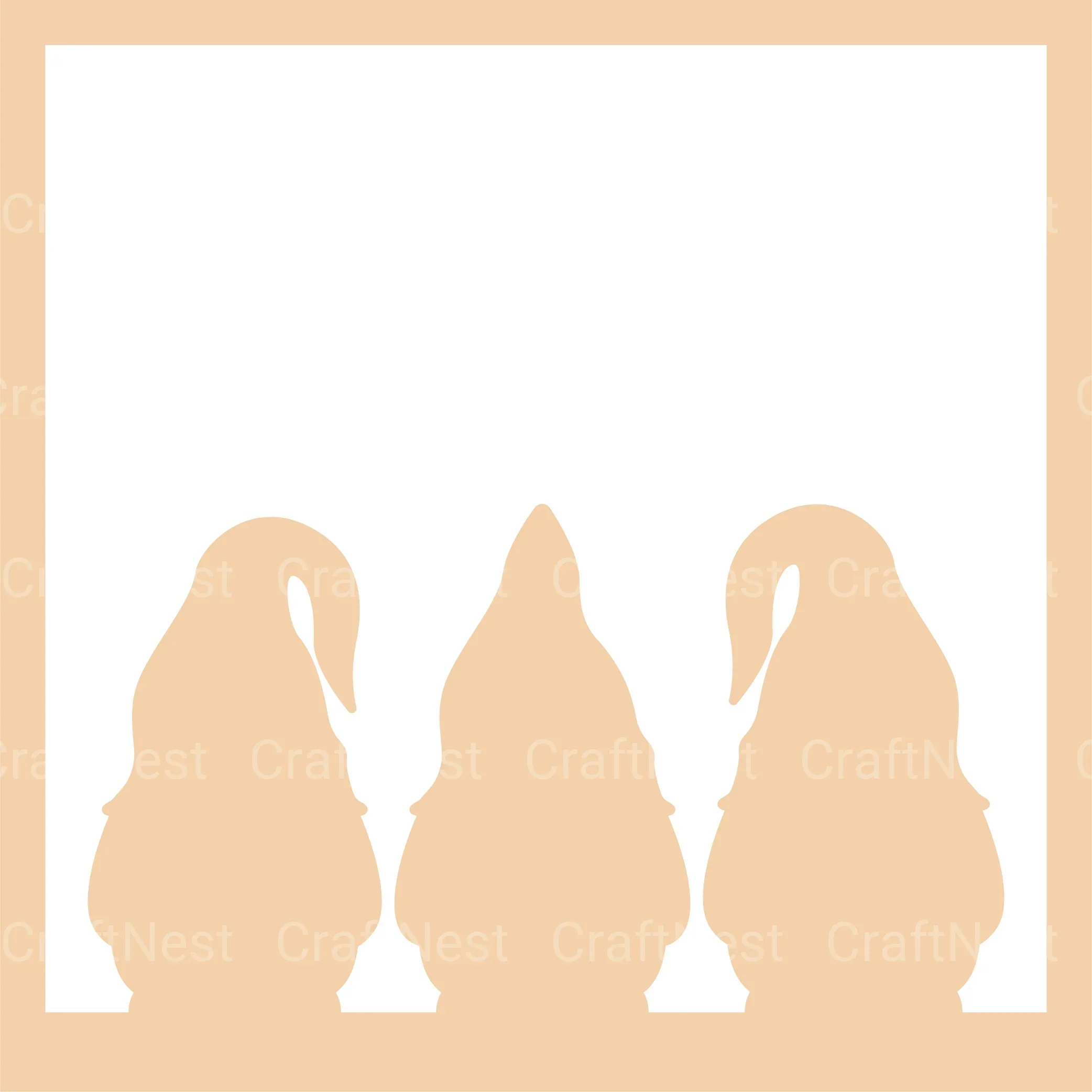 St Patrick's Gnome Mandala Layered Papercut Clipart Bundle - Image 6