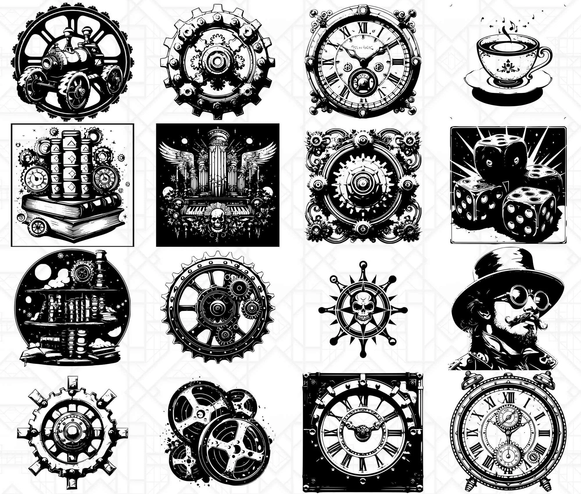 Steampunk Summer SVG Bundle - Image 2
