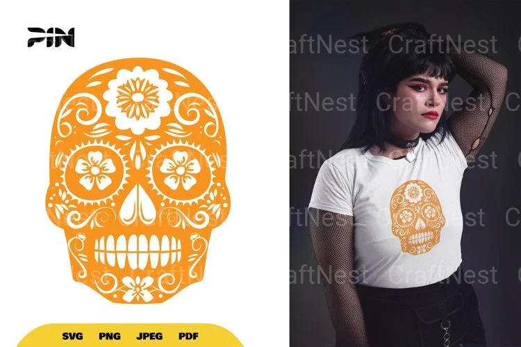 Sugar Skull Halloween SVG Bundle