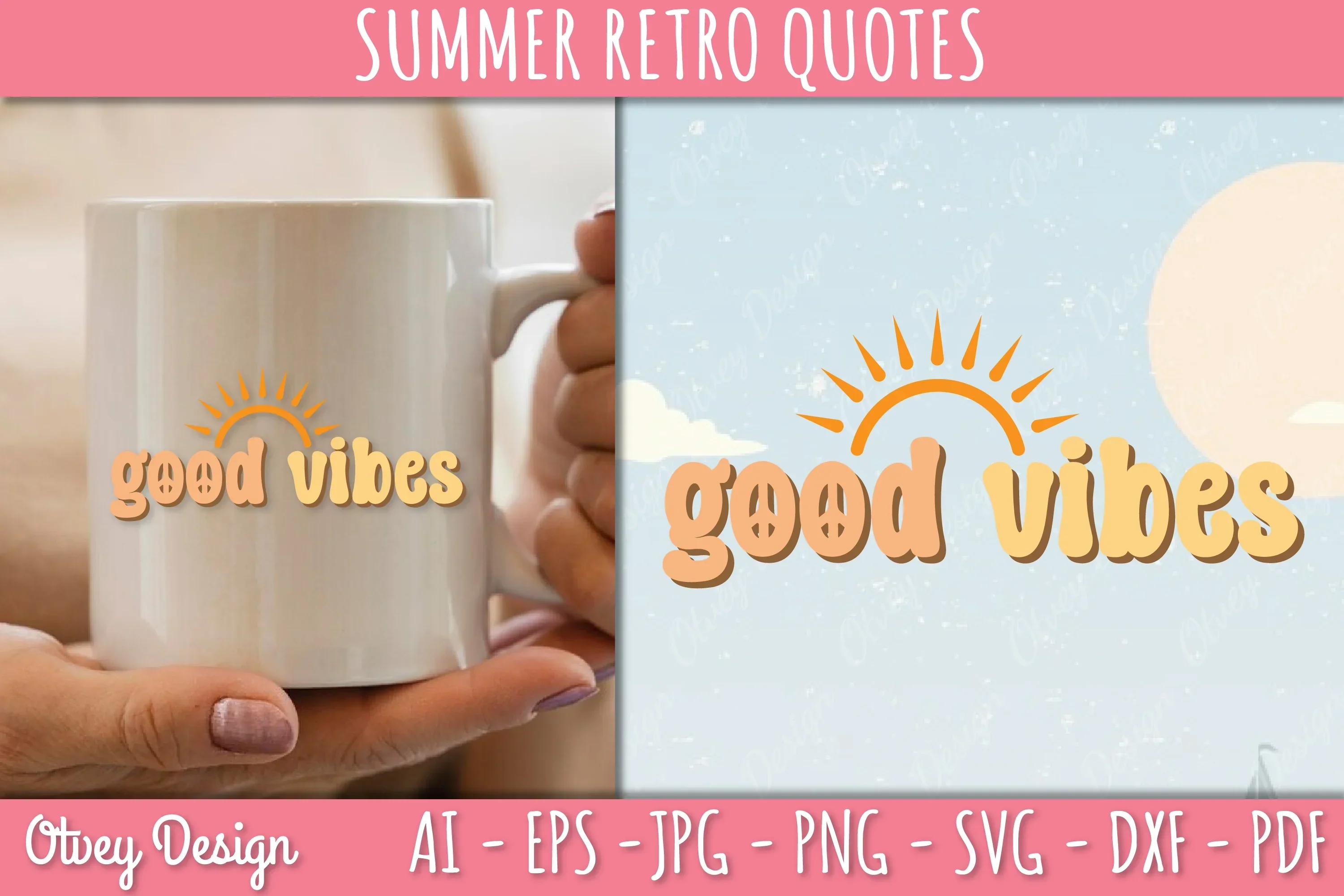 Summer Retro Quotes SVG Bundle - Image 3
