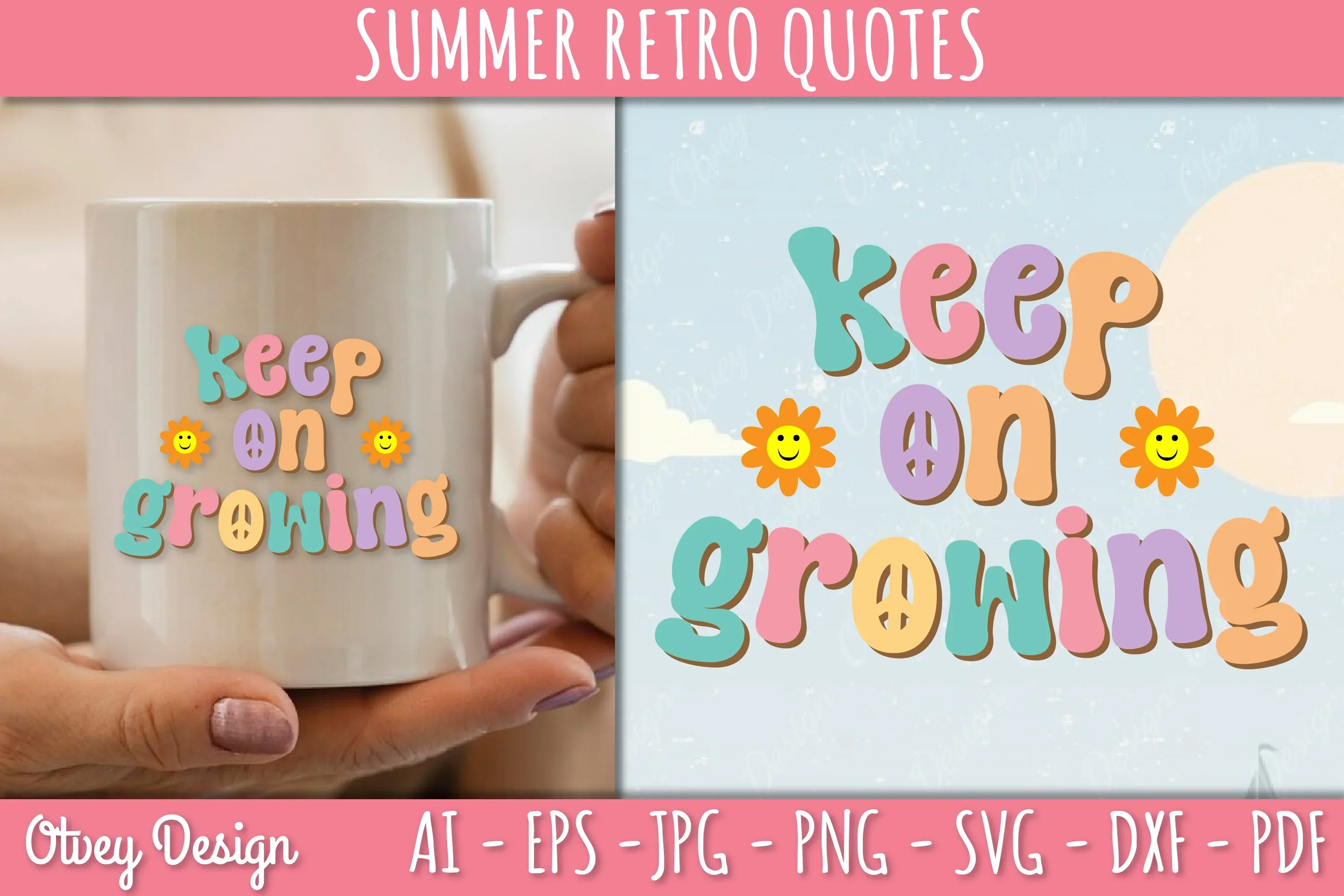 Summer Retro Quotes SVG Bundle - Image 3