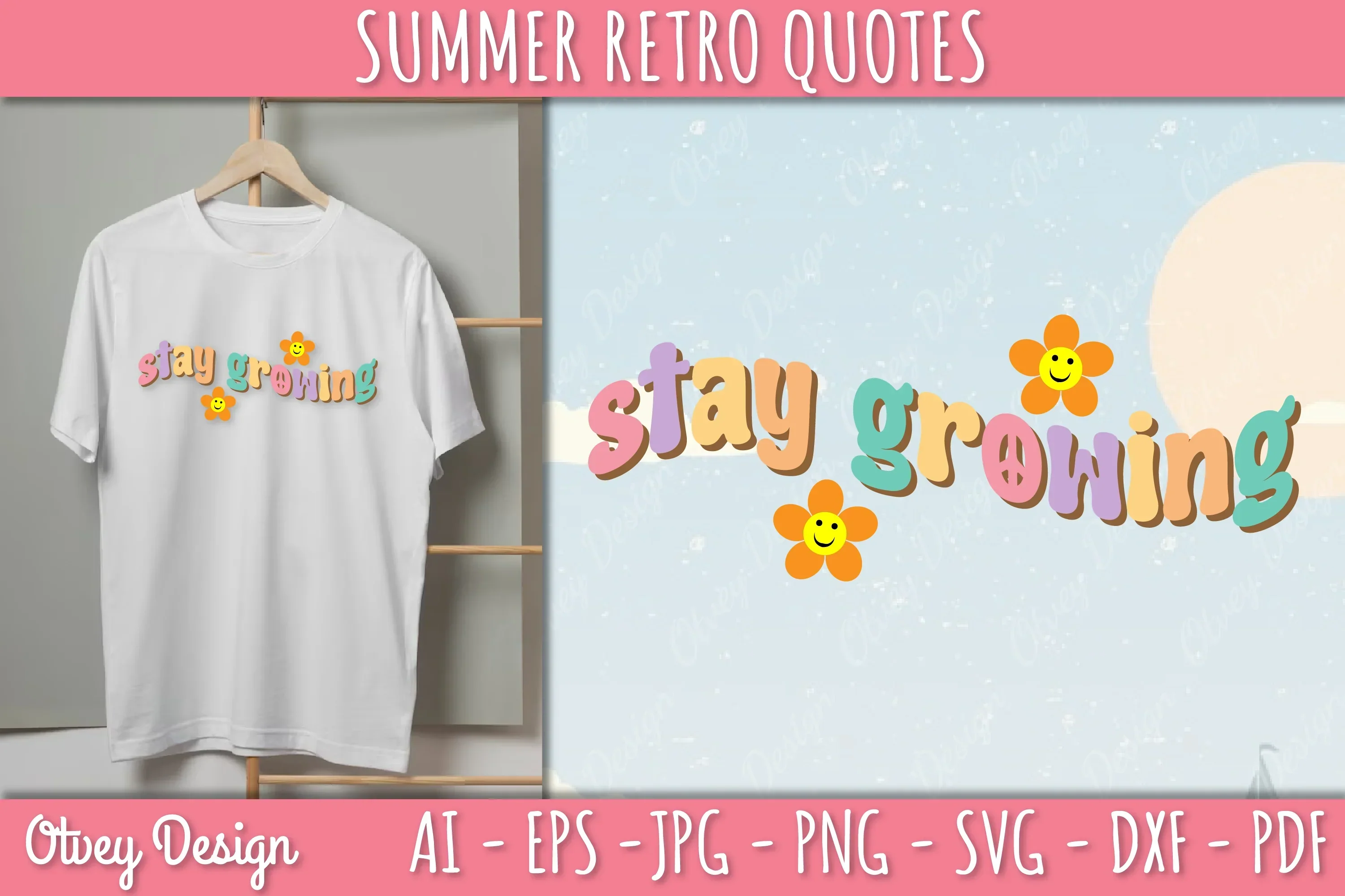 Summer Retro Quotes SVG Bundle - Image 2