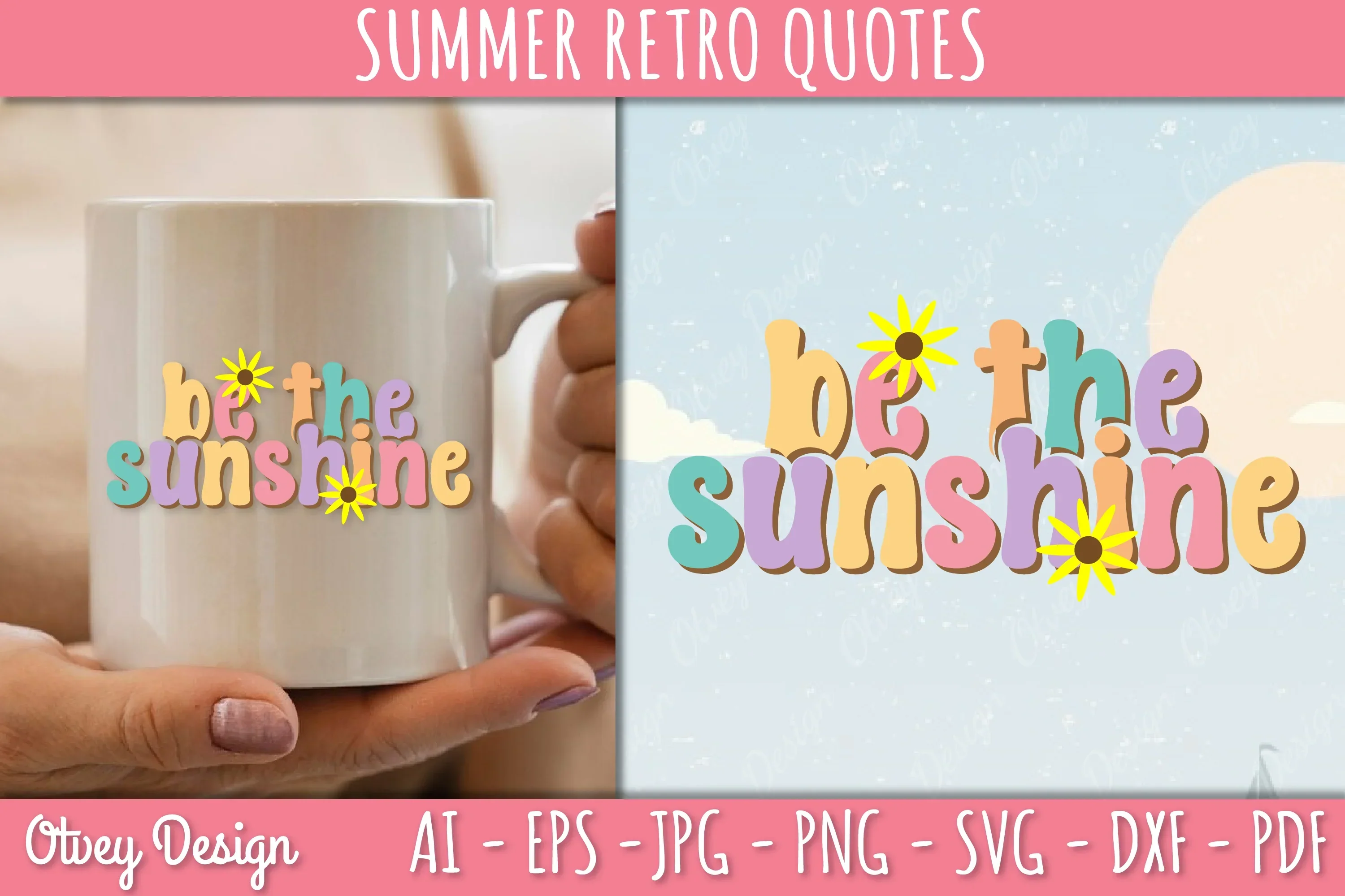 Summer Retro Quotes SVG Bundle - Image 3