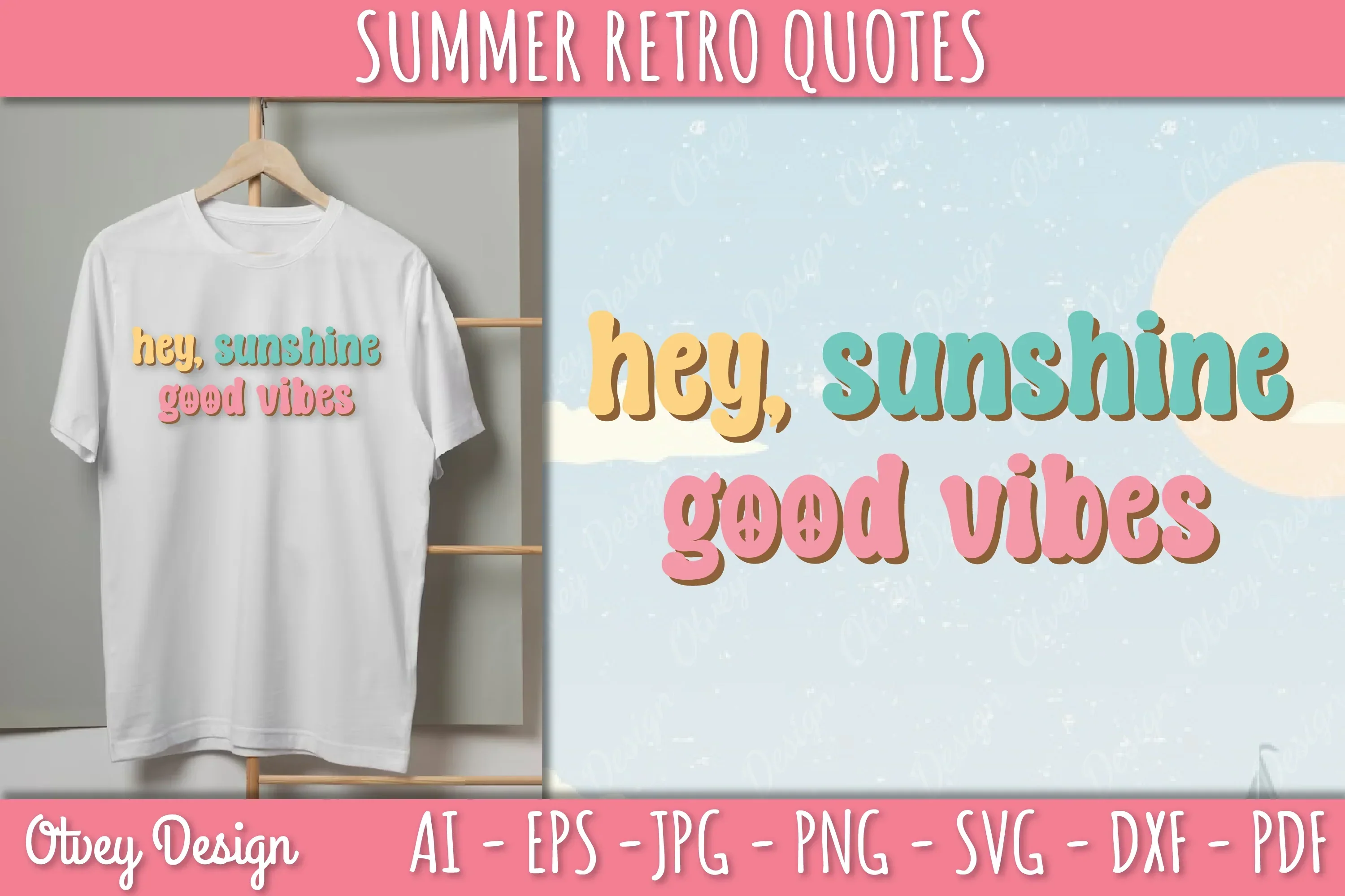 Summer Retro Quotes SVG Bundle - Image 2