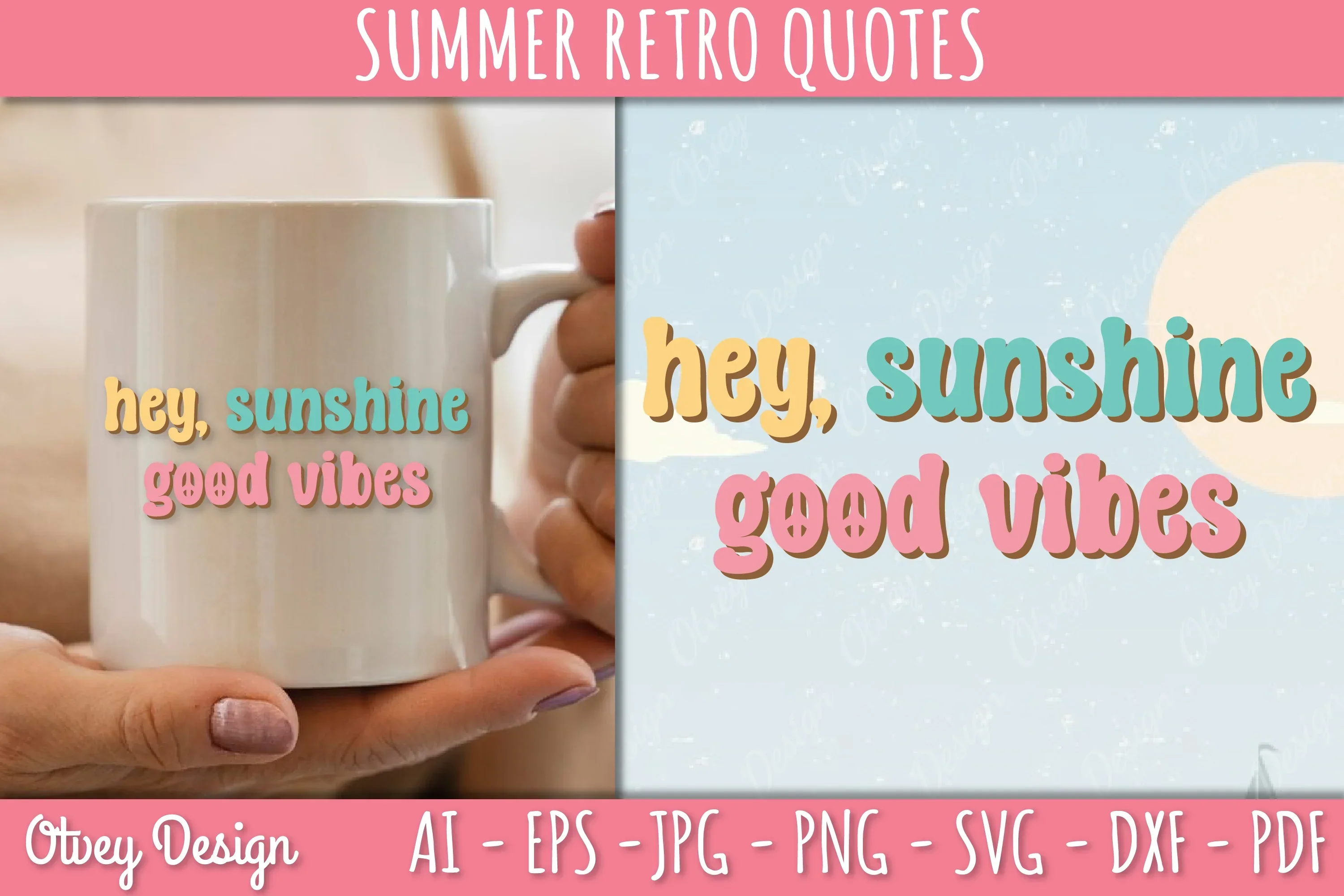 Summer Retro Quotes SVG Bundle - Image 3