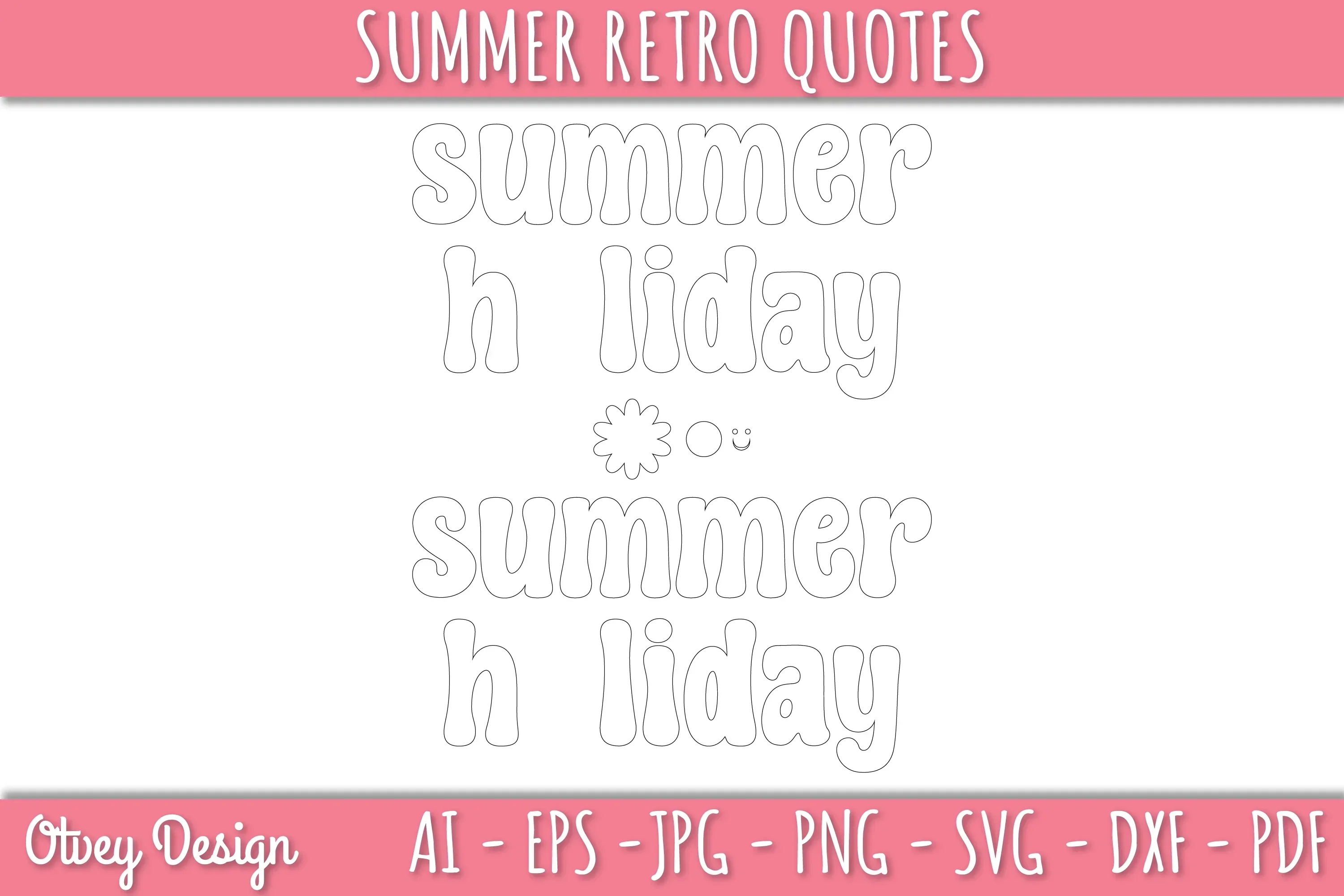 Summer Retro Quotes SVG Bundle - Image 4