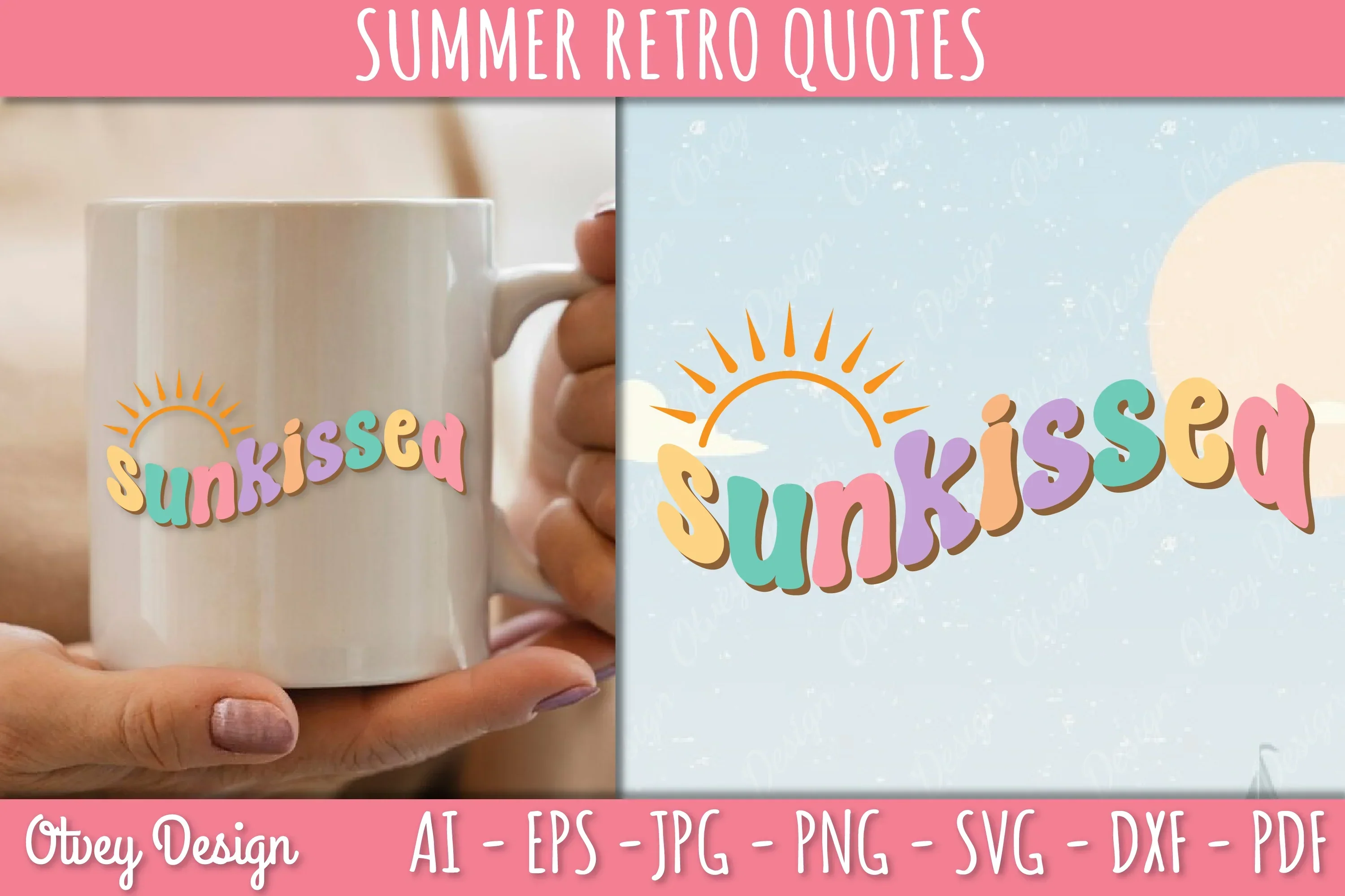 Summer Retro Quotes SVG Bundle - Image 3