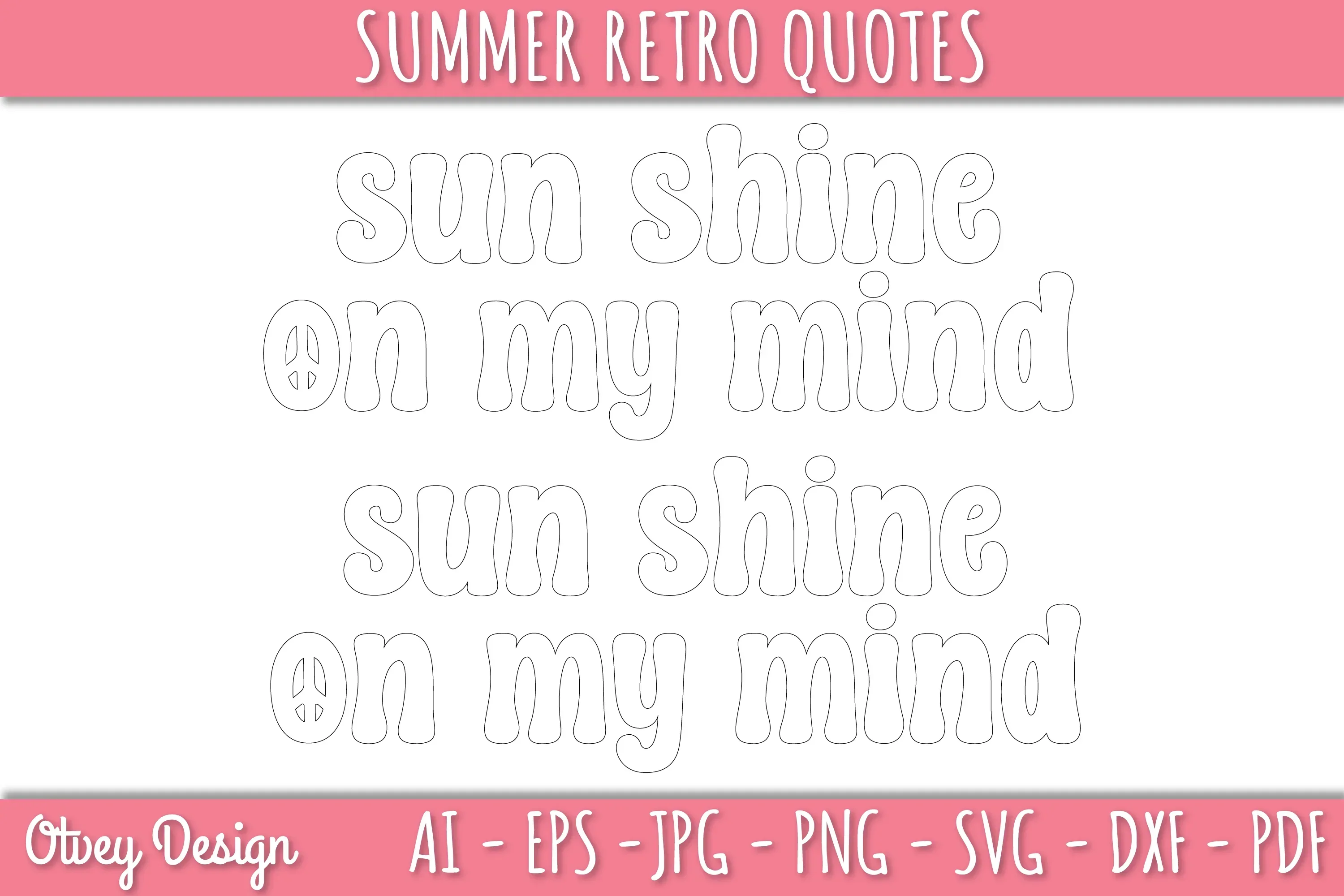 Summer Retro Quotes SVG Bundle - Image 4