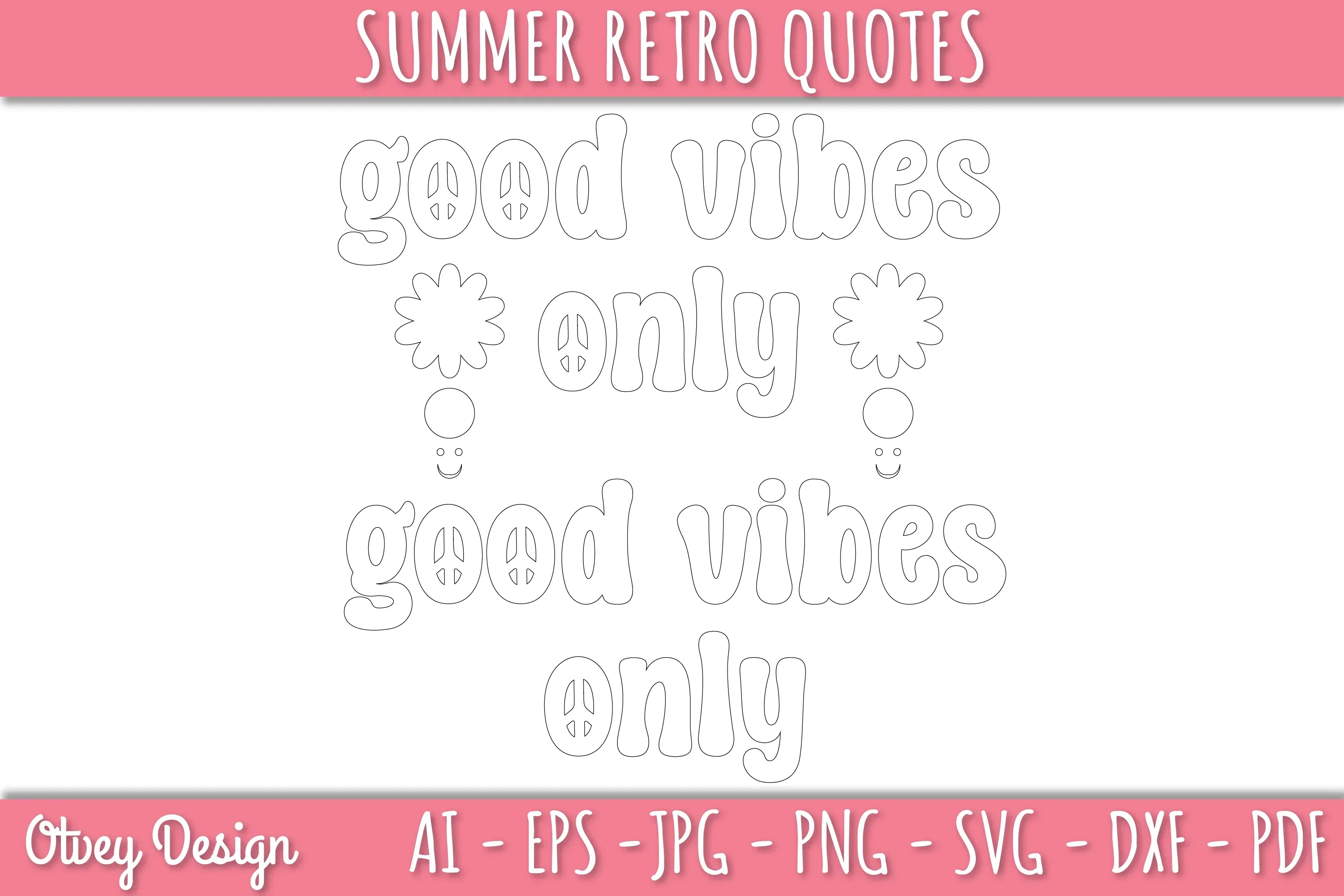 Summer Retro Quotes SVG Bundle - Image 4